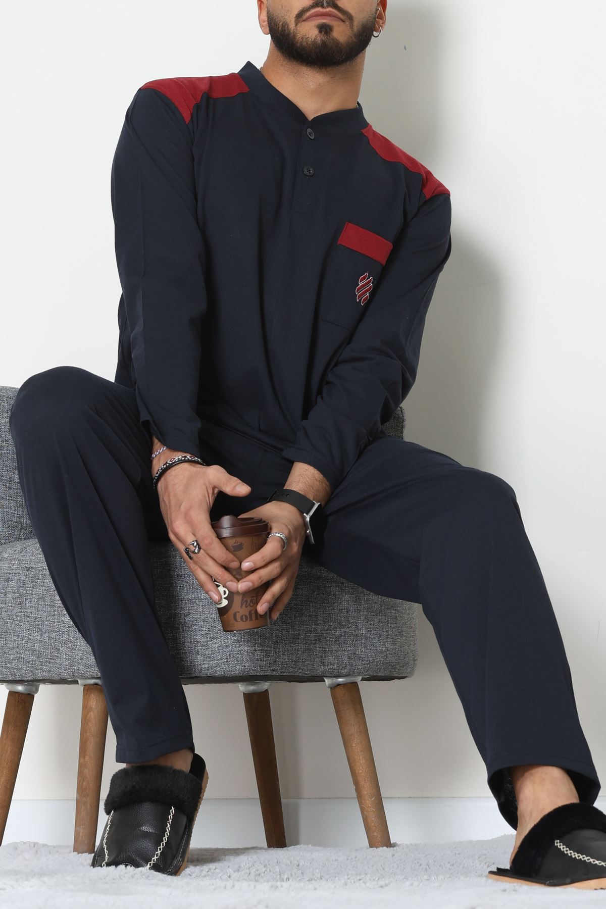 Süprem Erkek Pijama Takımı Lacibordo - 42004.1838.