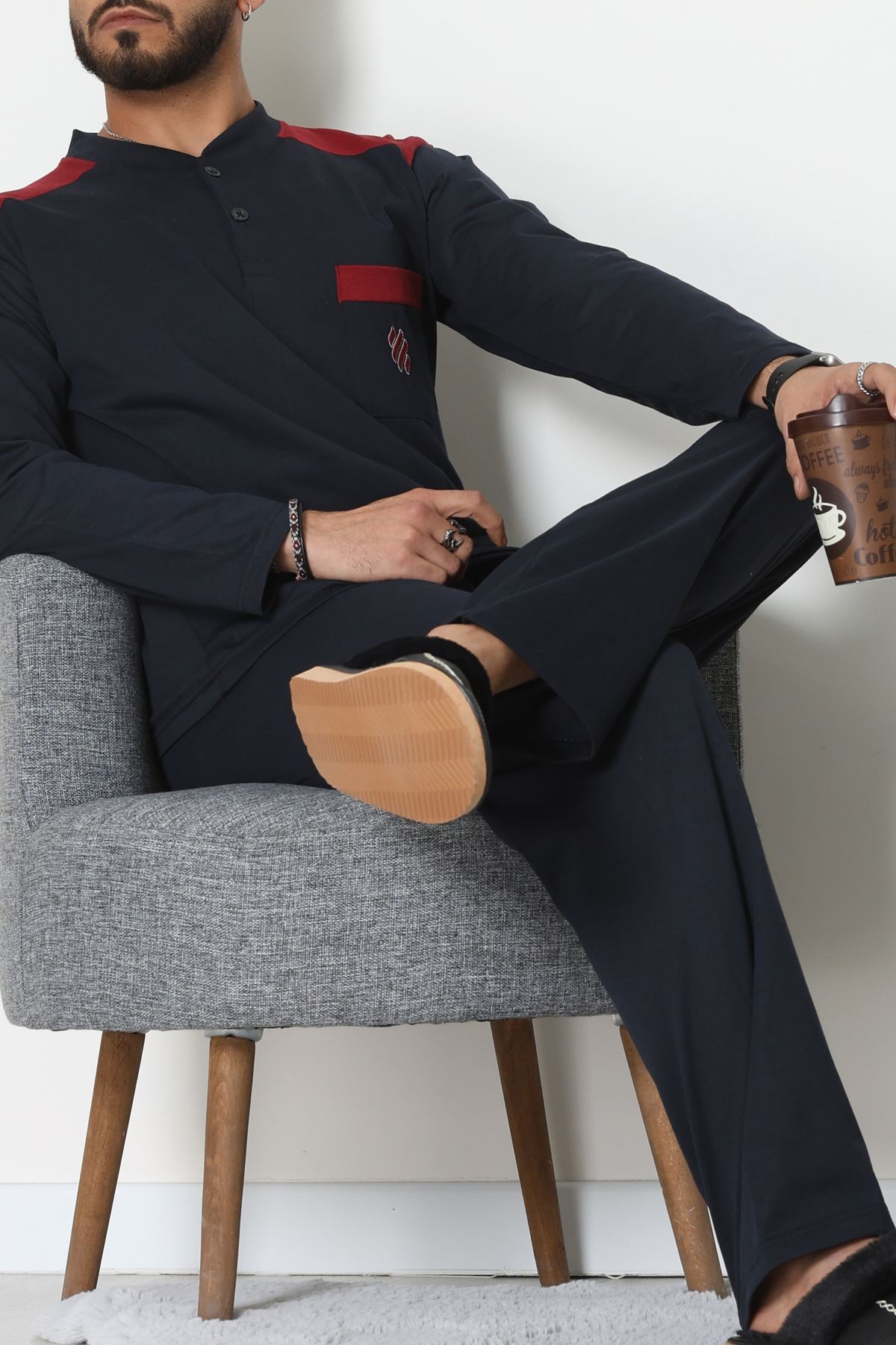 Süprem Erkek Pijama Takımı Lacibordo - 42004.1838.