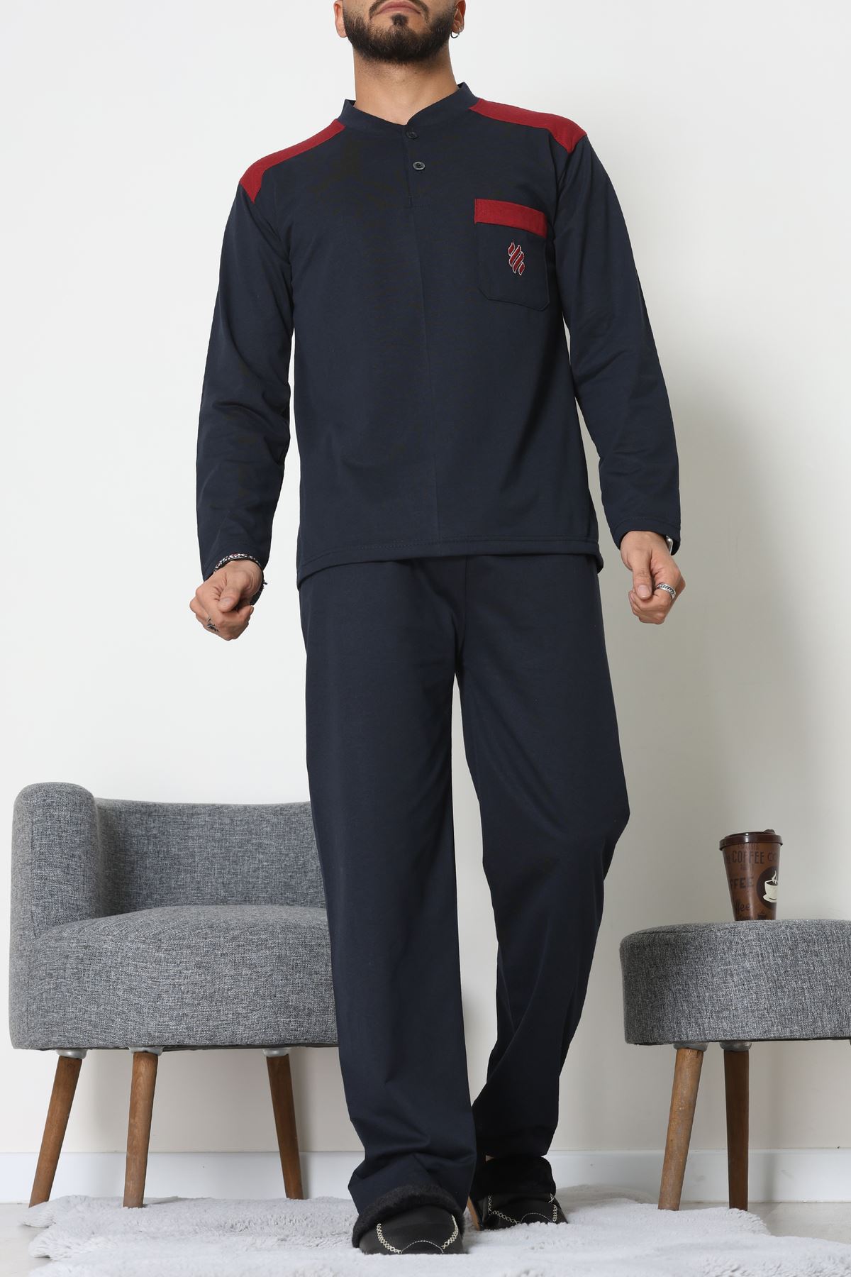 Süprem Erkek Pijama Takımı Lacibordo - 42004.1838.