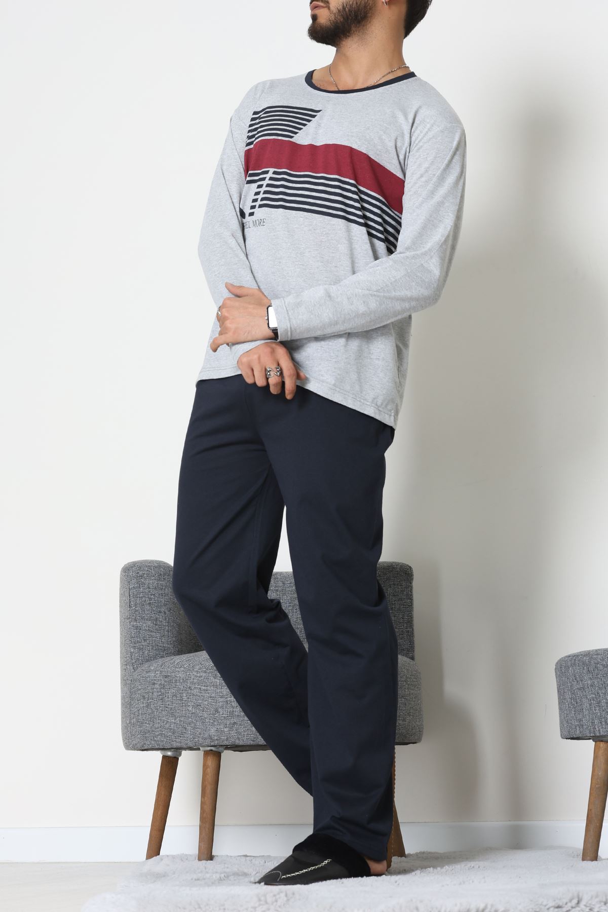 Süprem Erkek Pijama Takımı Grilaci - 42479.1838.