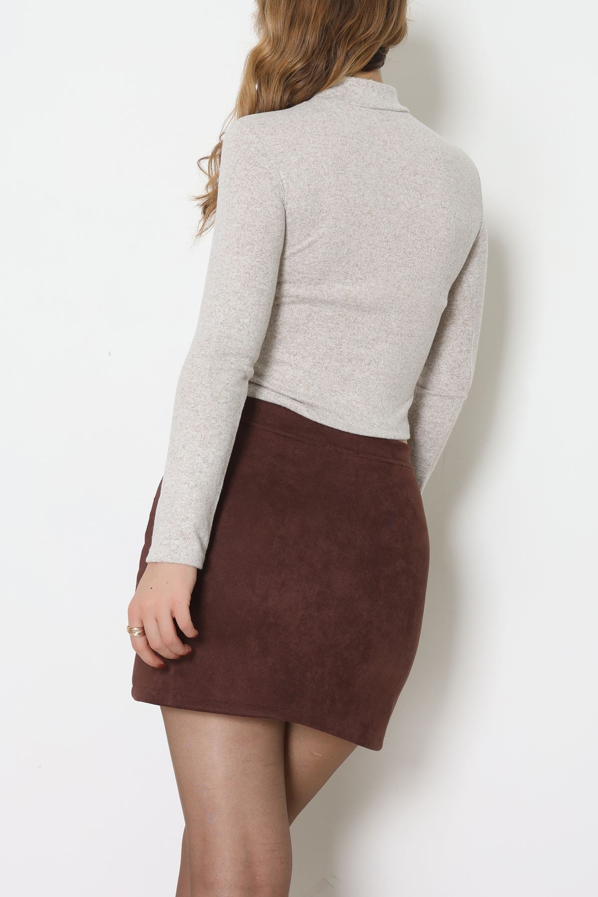 Dik Yaka Yumoş Body Bej - 50205.1723.