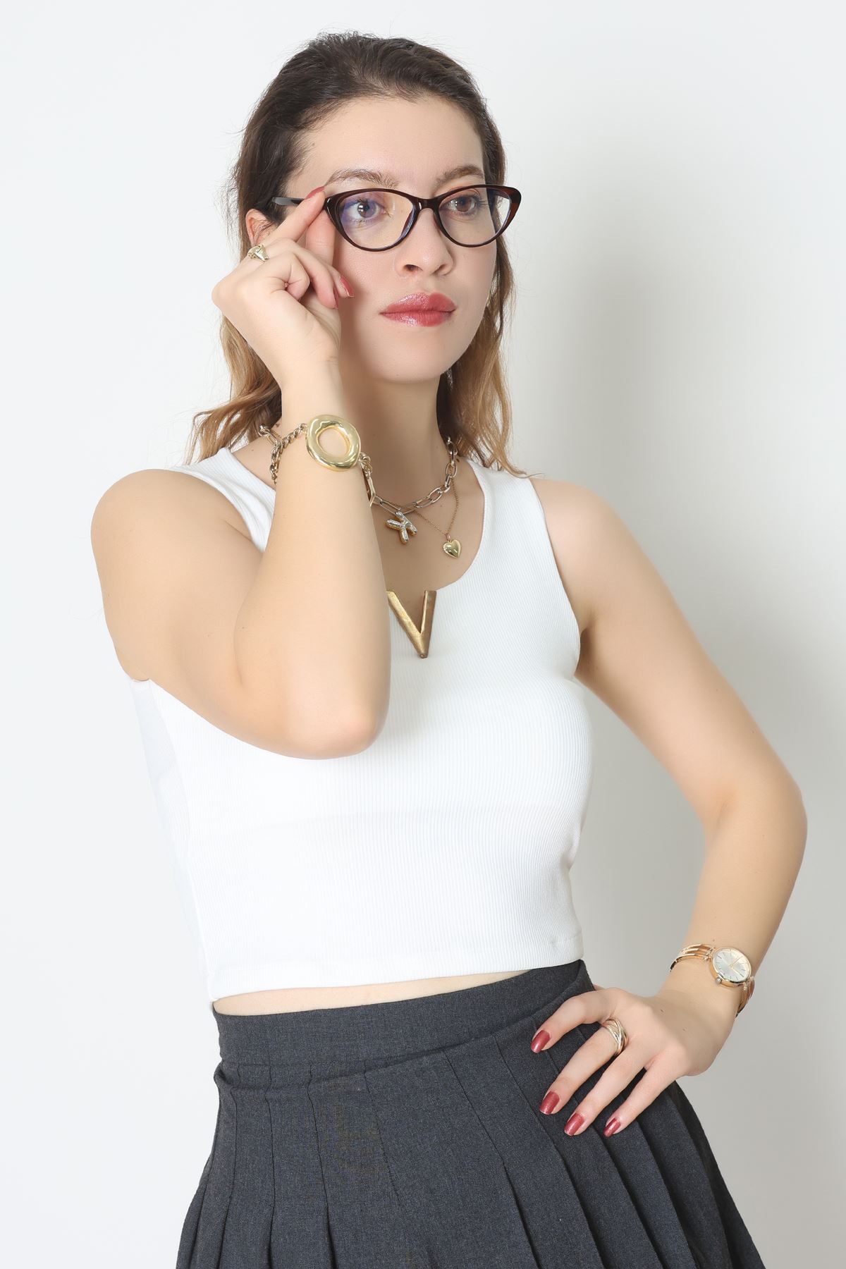 Mavi Işık Korumalı Ekran Gözlüğü Kahve - 20006.1724.