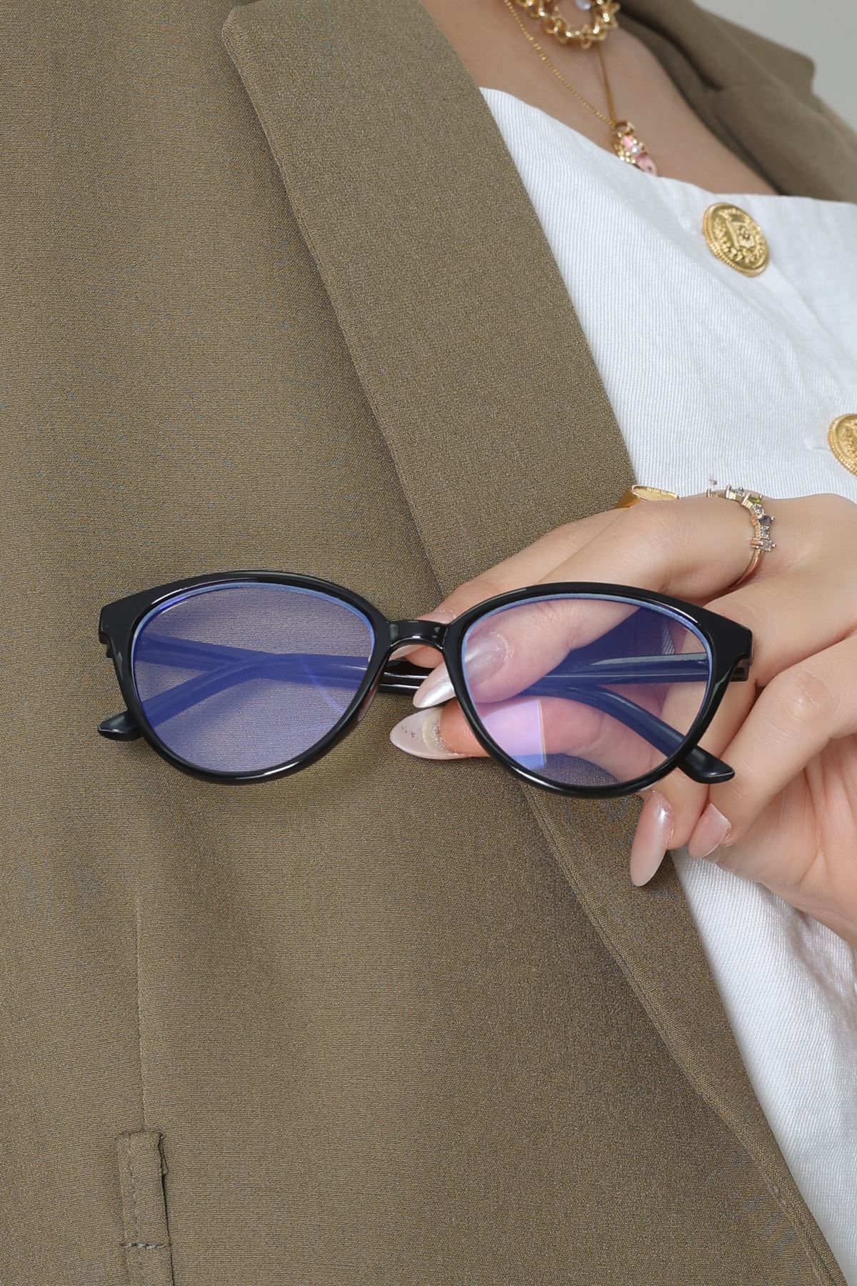 Mavi Işık Korumalı Ekran Gözlüğü Siyah - 20006.1724.