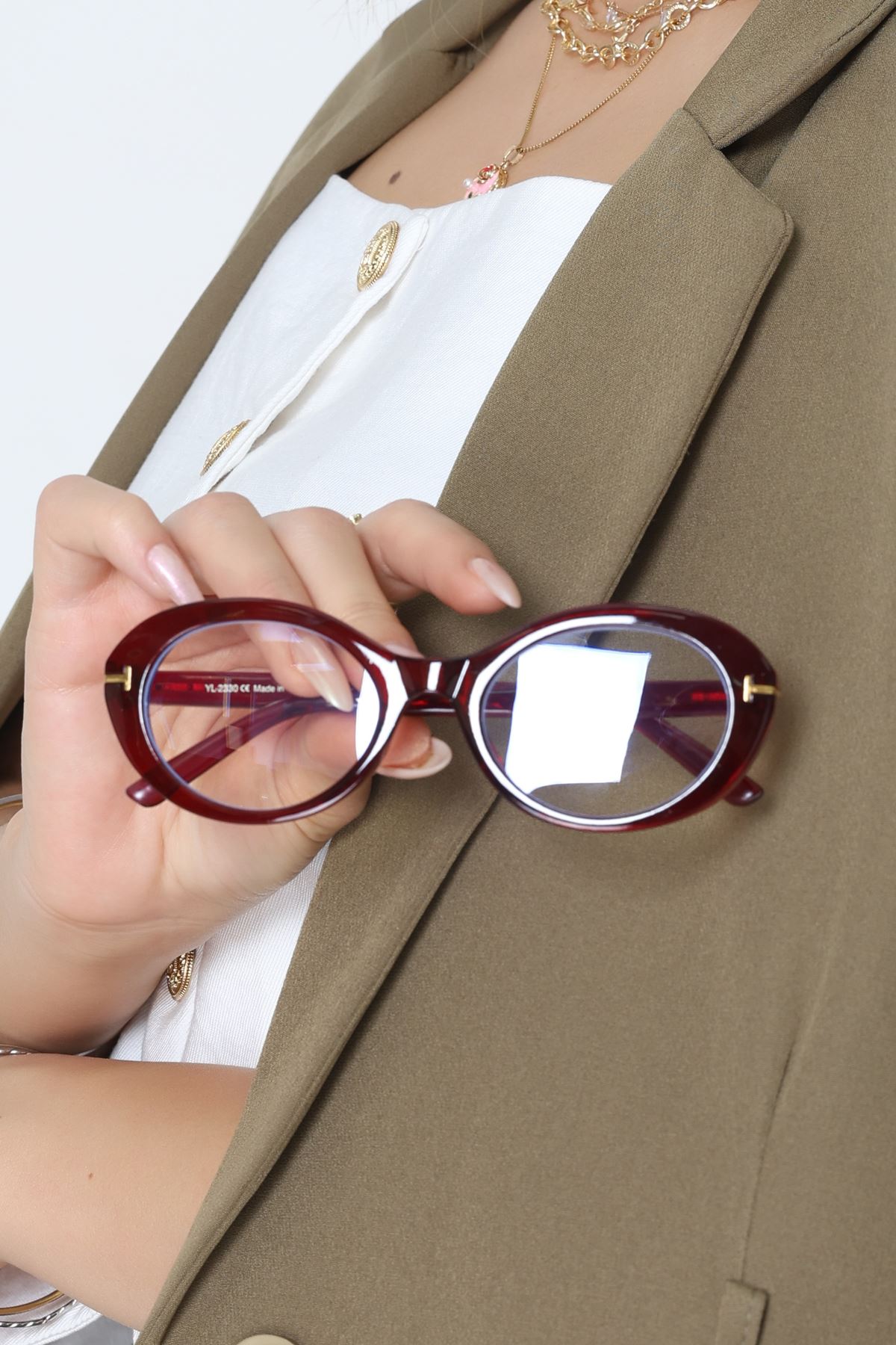 Mavi Işık Korumalı Ekran Gözlüğü Bordo - 20010.1724.