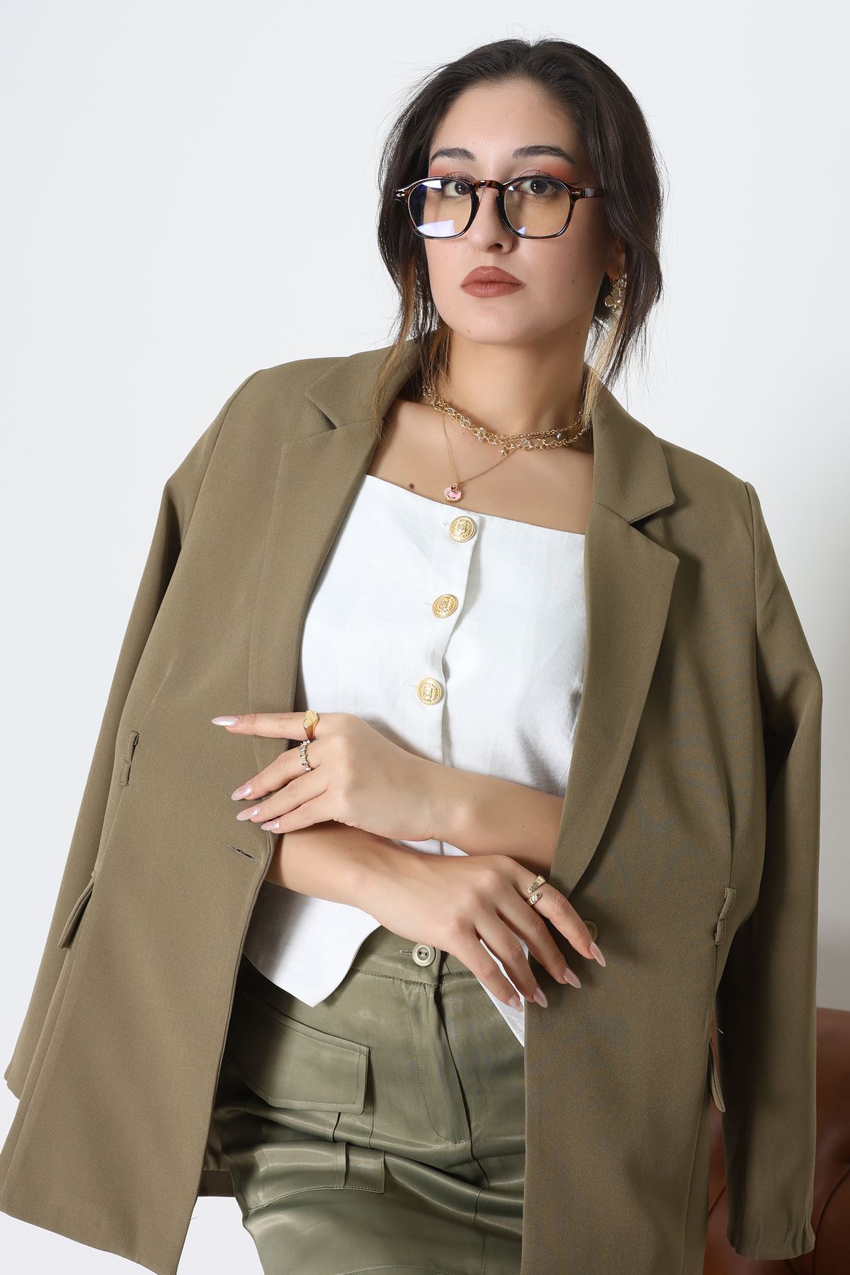 Mavi Işık Korumalı Ekran Gözlüğü Kahveleo - 20010.1724.