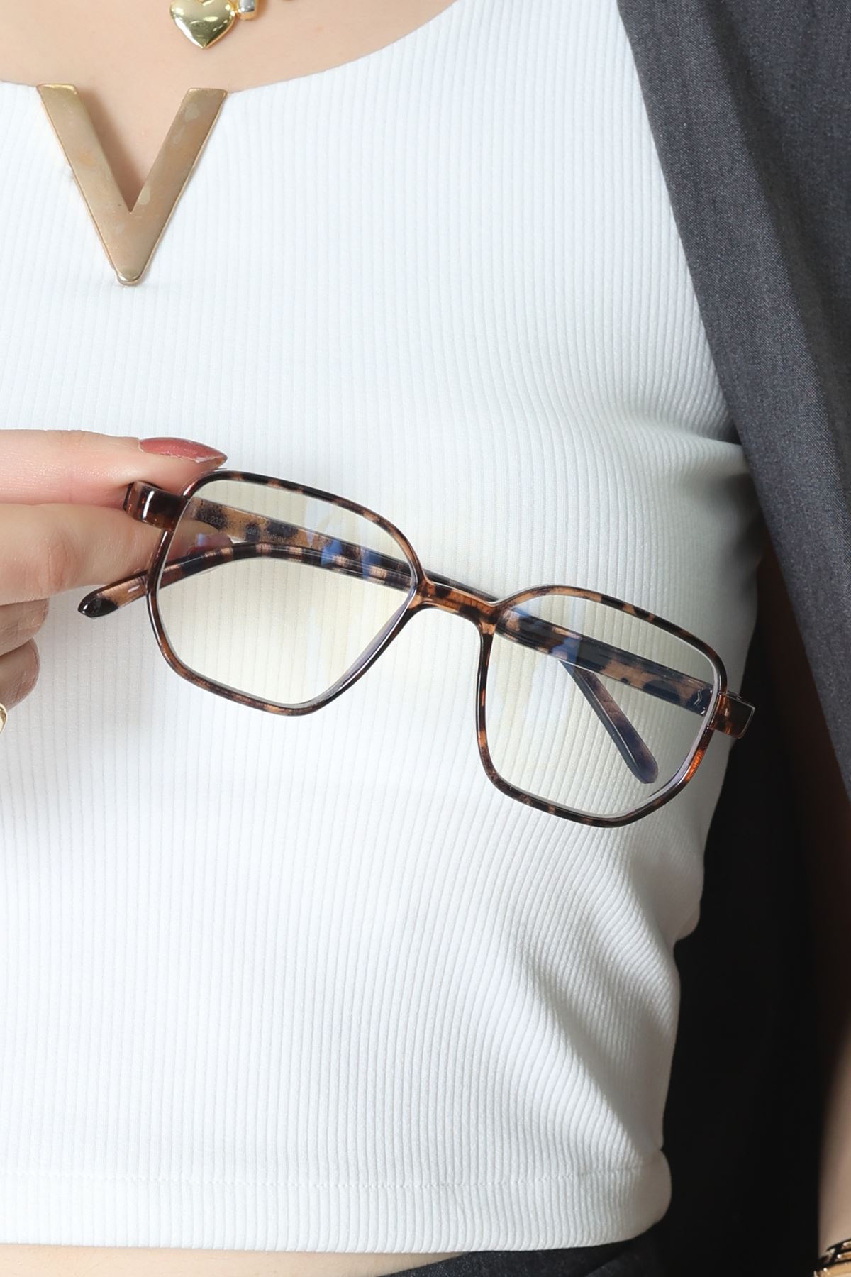 Mavi Işık Korumalı Ekran Gözlüğü Leopar - 20010.1724.