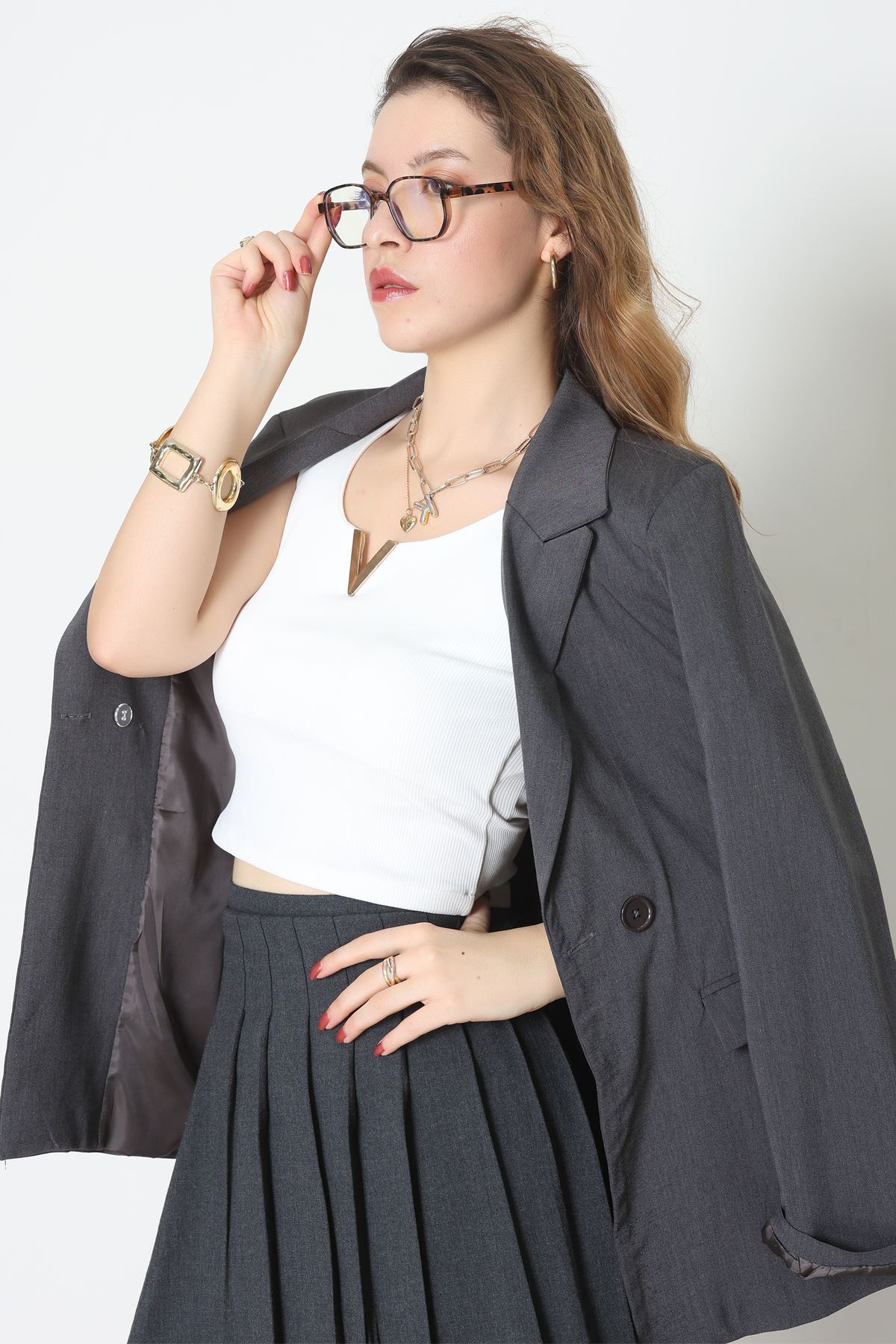 Mavi Işık Korumalı Ekran Gözlüğü Leopar - 20010.1724.