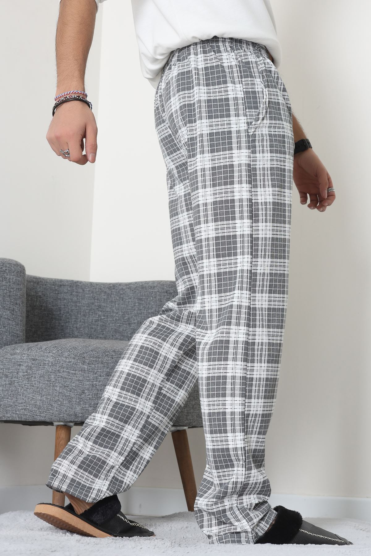 Cepli Süprem Erkek Pijama Altı Gri - 70849.1902.