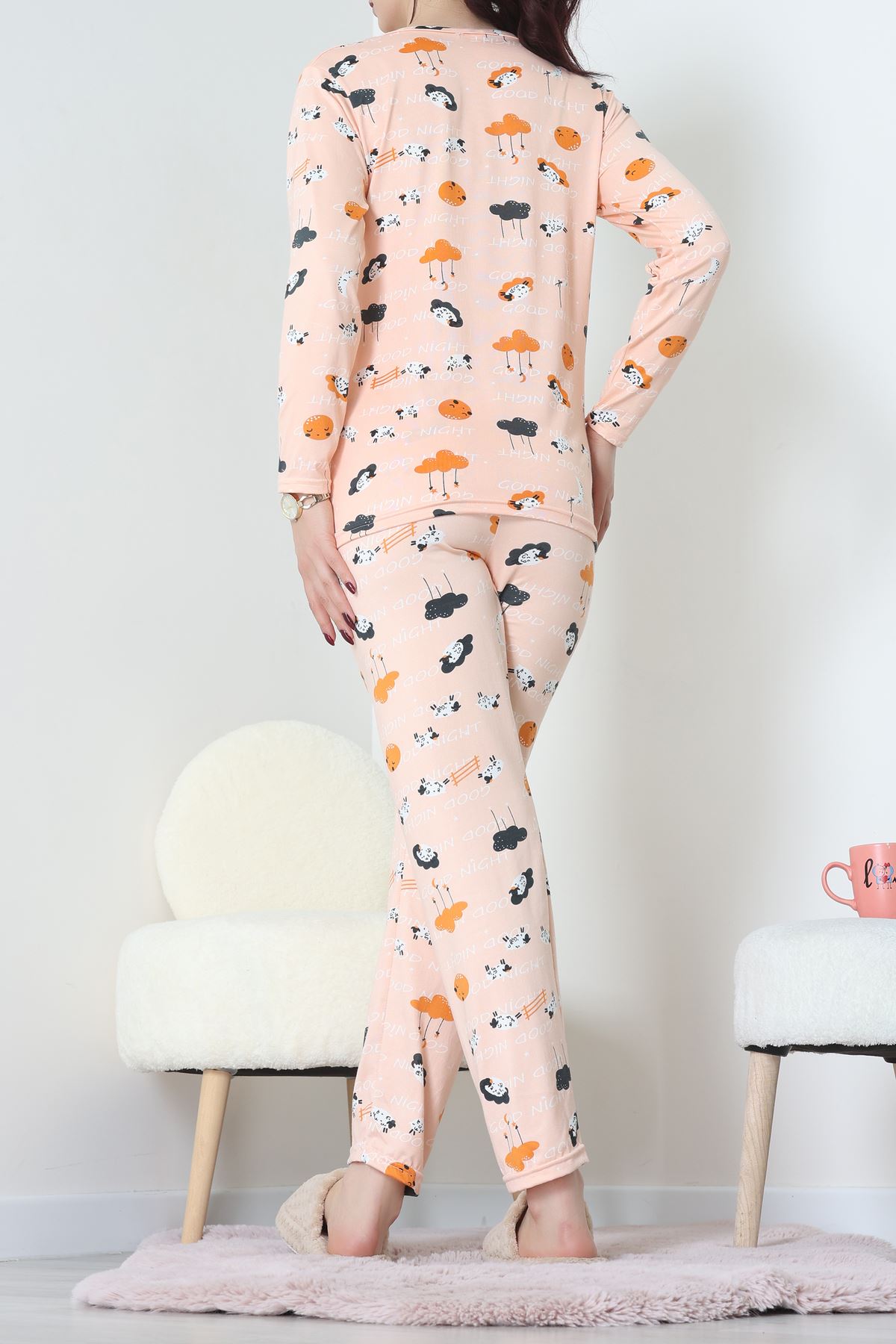 Milan Pijama Takımı Somon - 55010.1567.