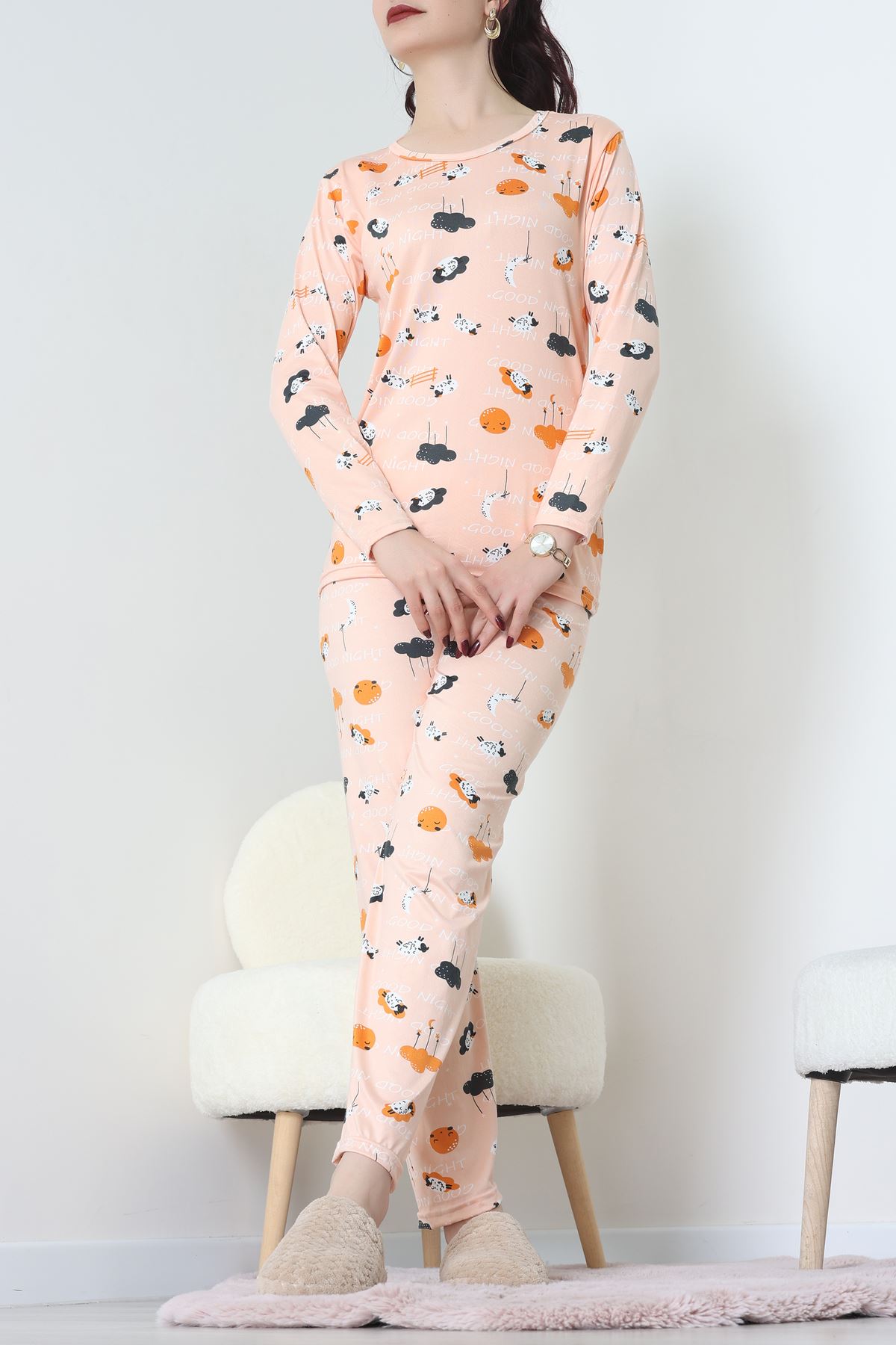 Milan Pijama Takımı Somon - 55010.1567.