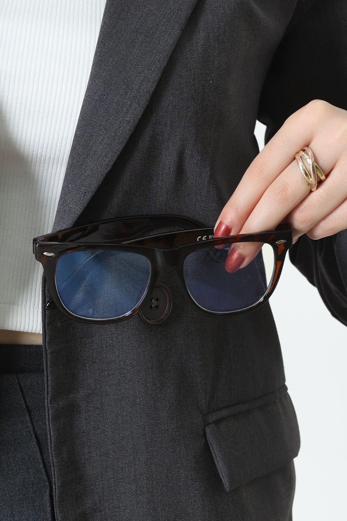 Mavi Işık Korumalı Ekran Gözlüğü Leokahve - 21111.1724.