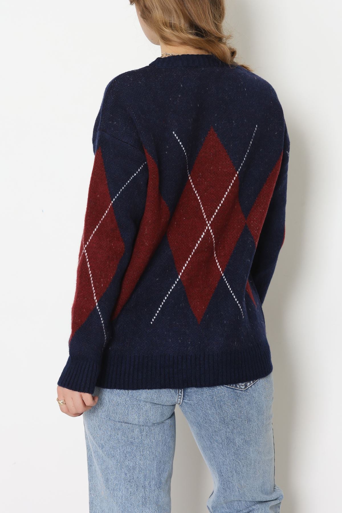 Baklava Dilimli Triko Kazak Lacibordo - 51262.1918.