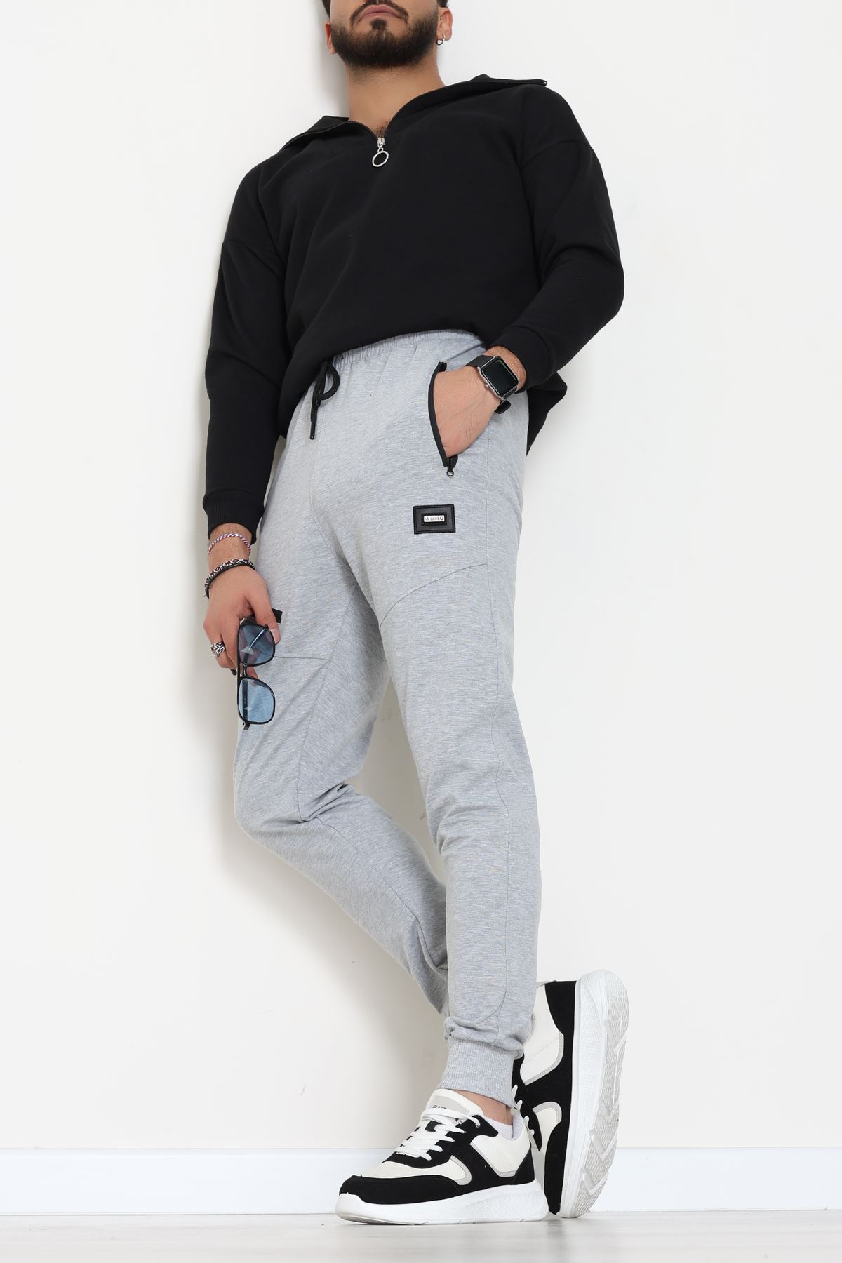 2 İplik Eşofman Altı Gri - 70844.2066.