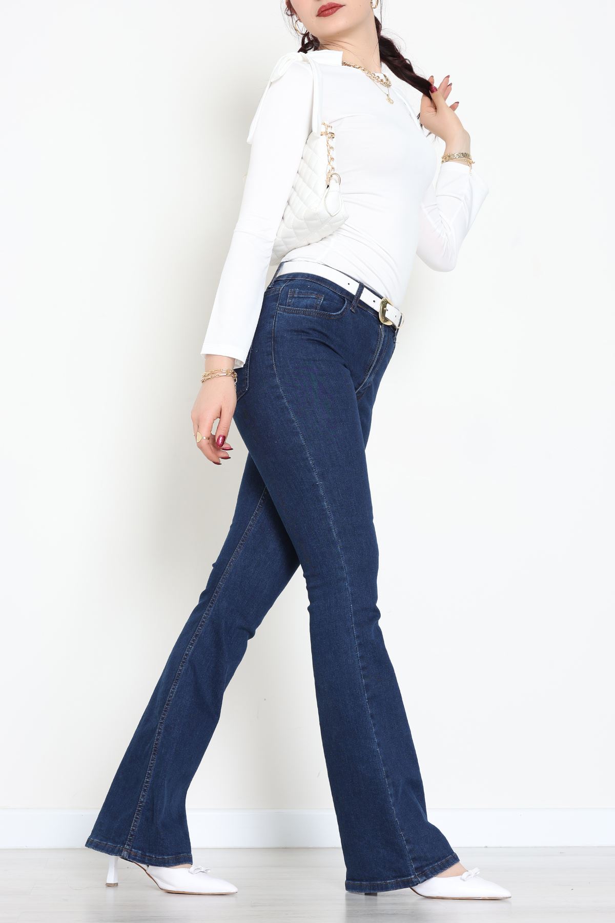 Sandy Fiyonk Detaylı Bluz Ekru - 42806.1949.