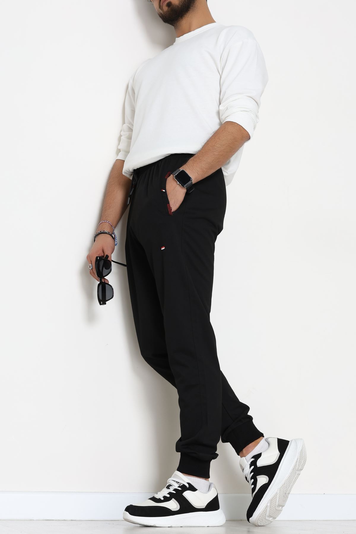 2 İplik Eşofman Altı Siyah - 70844.2066.