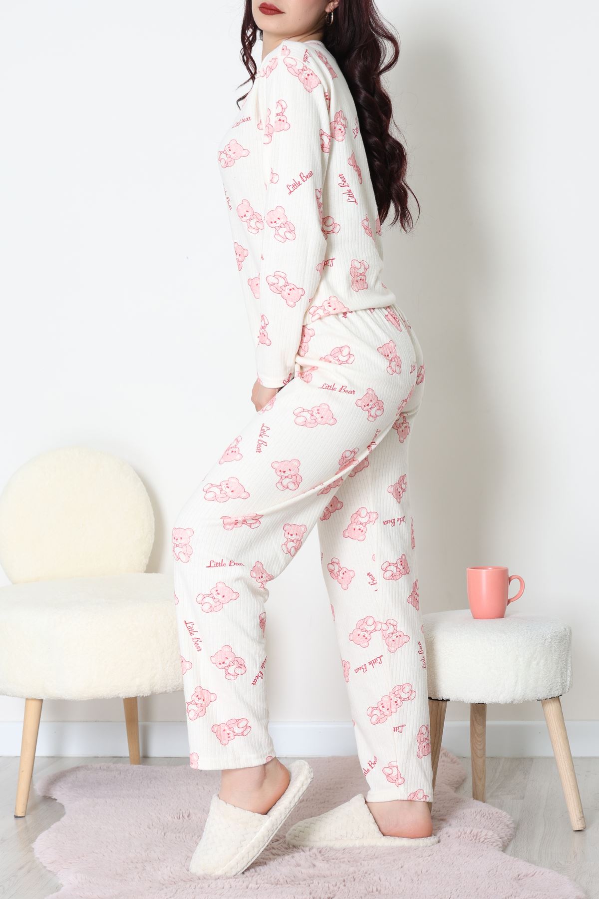 İnterlok Pijama Takımı Pembe - 55009.1567.