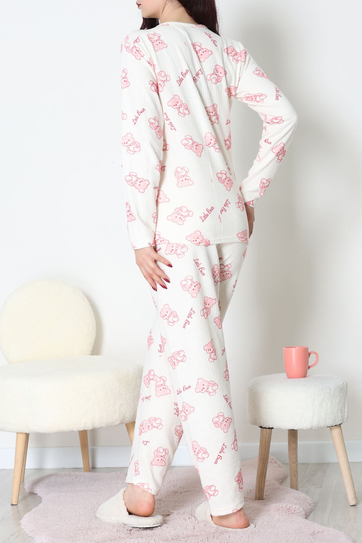 İnterlok Pijama Takımı Pembe - 55009.1567.