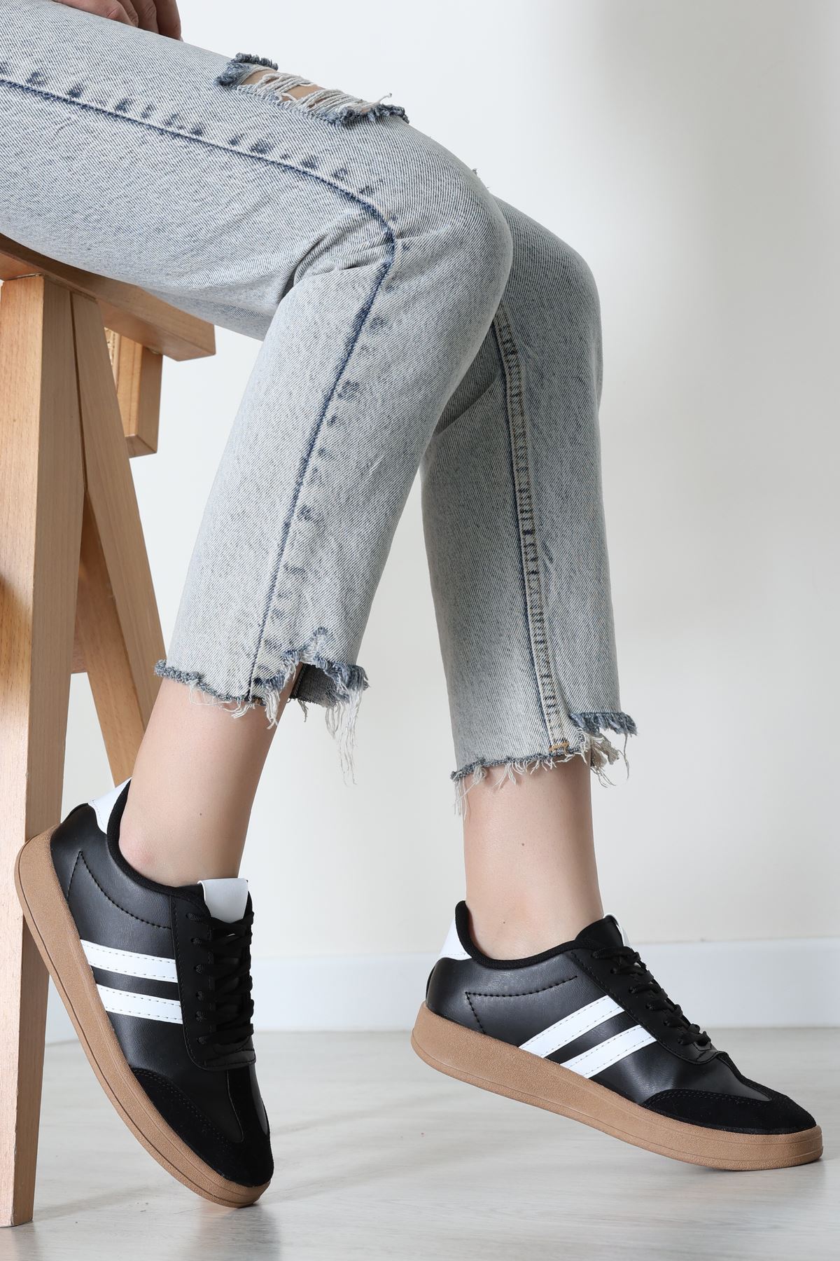 Spor Günlük Ayakkabı Siyahbeyaz - 31680.264.