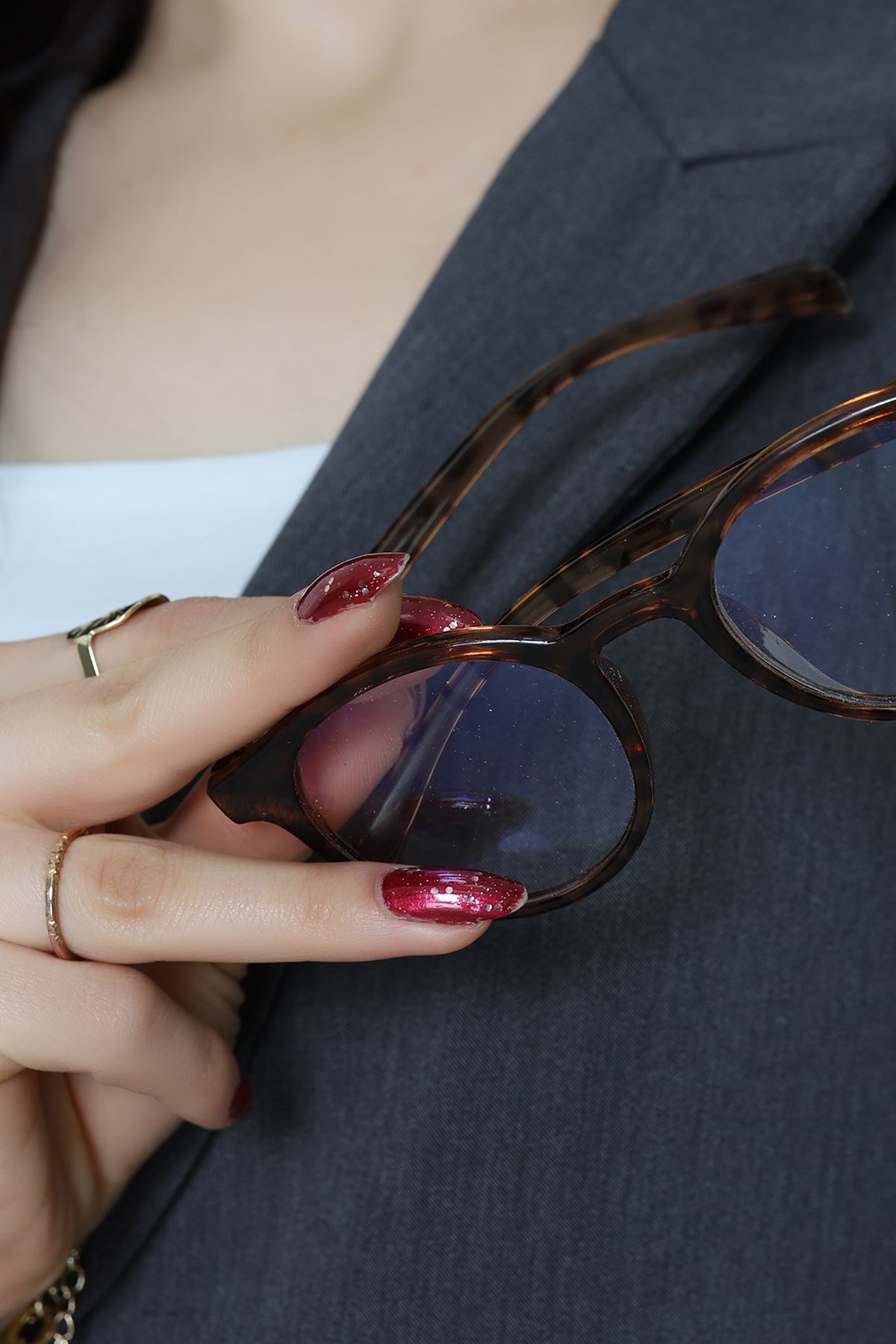 Mavi Işık Korumalı Ekran Gözlüğü Leopar - 21111.1724.