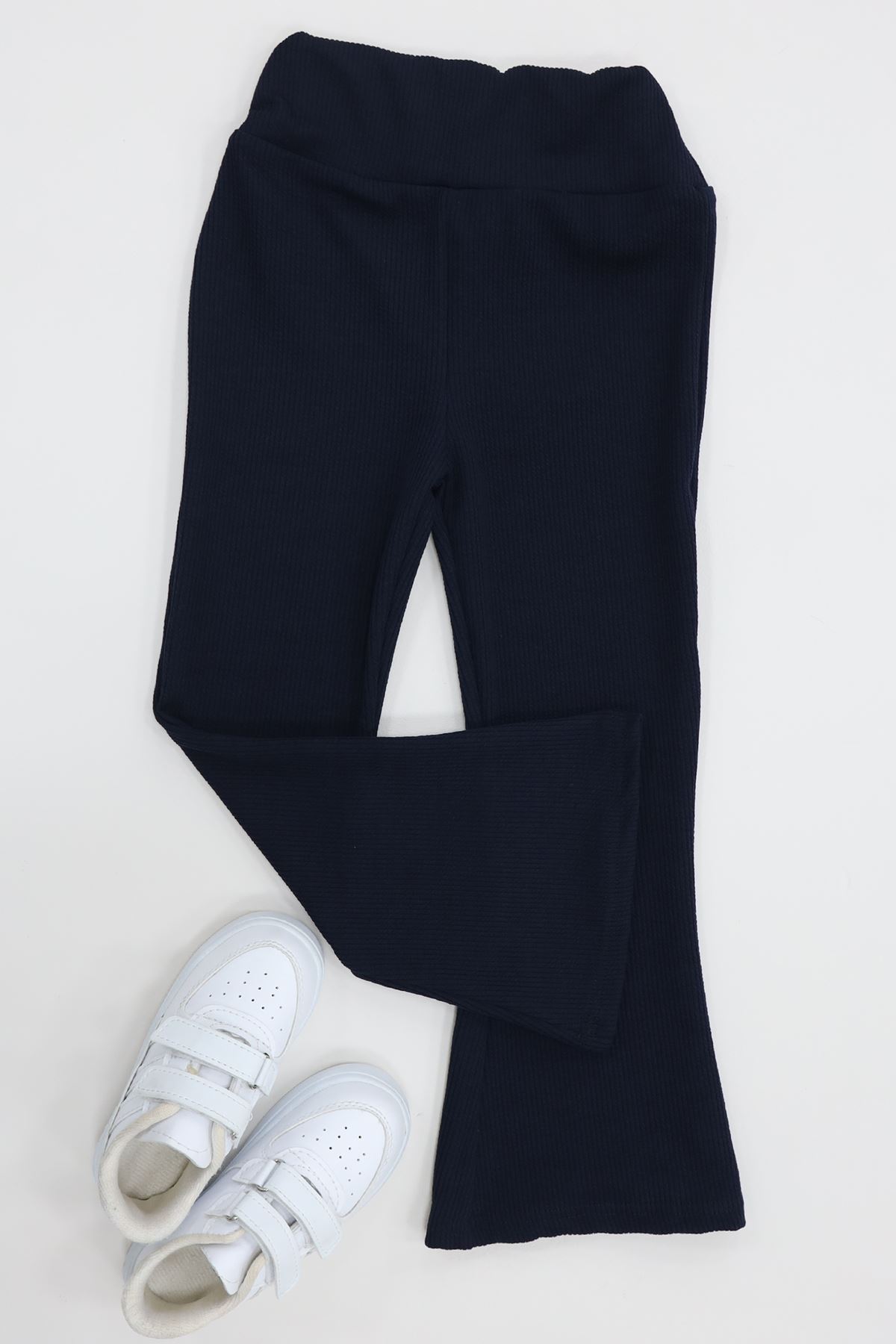 4-8 Yaş Fitilli İspanyol Tayt Lacivert - 55034.904.