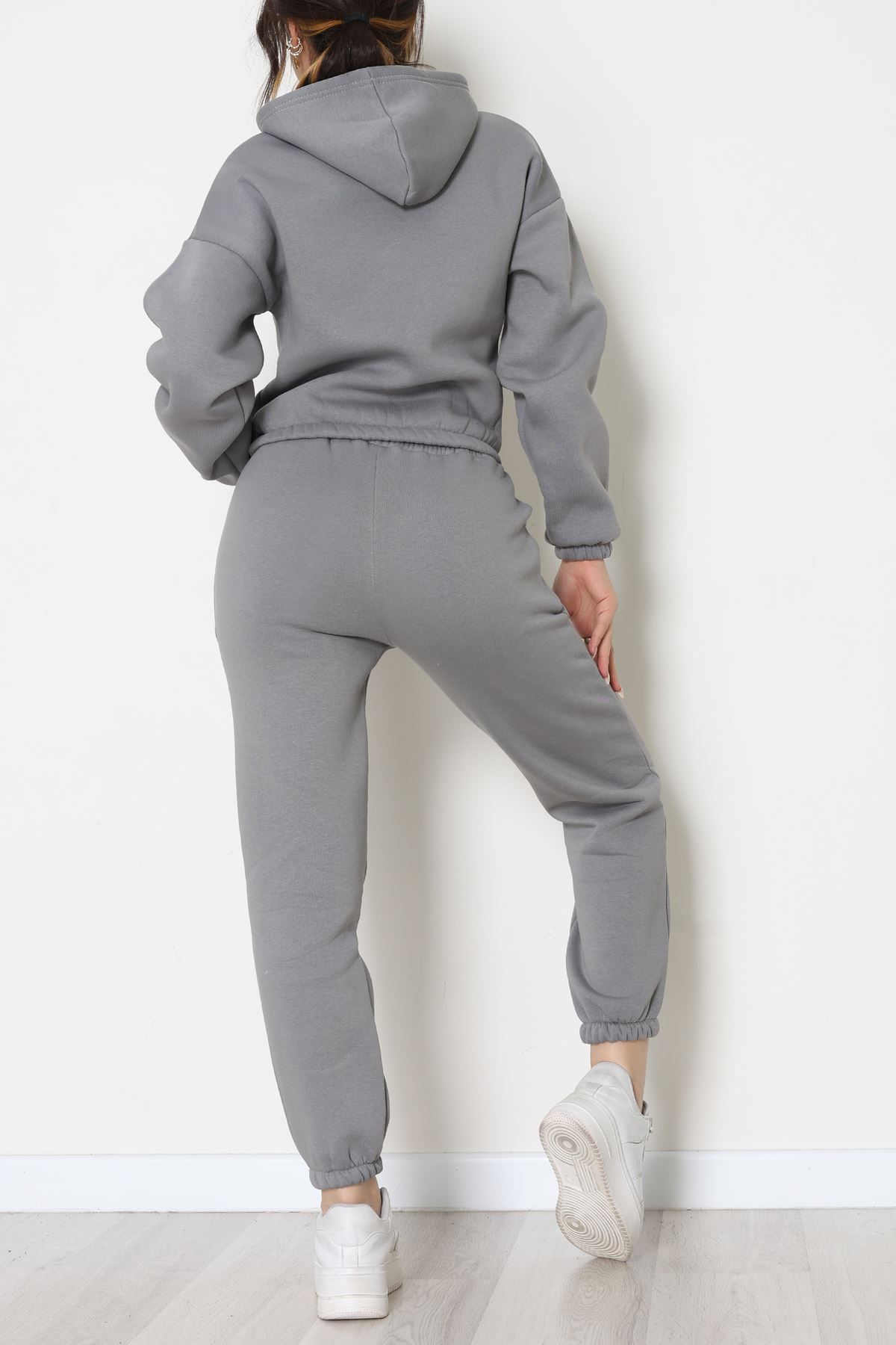 3 İplik Şardonlu Eşofman Takımı Antrasit - 52049.1878.