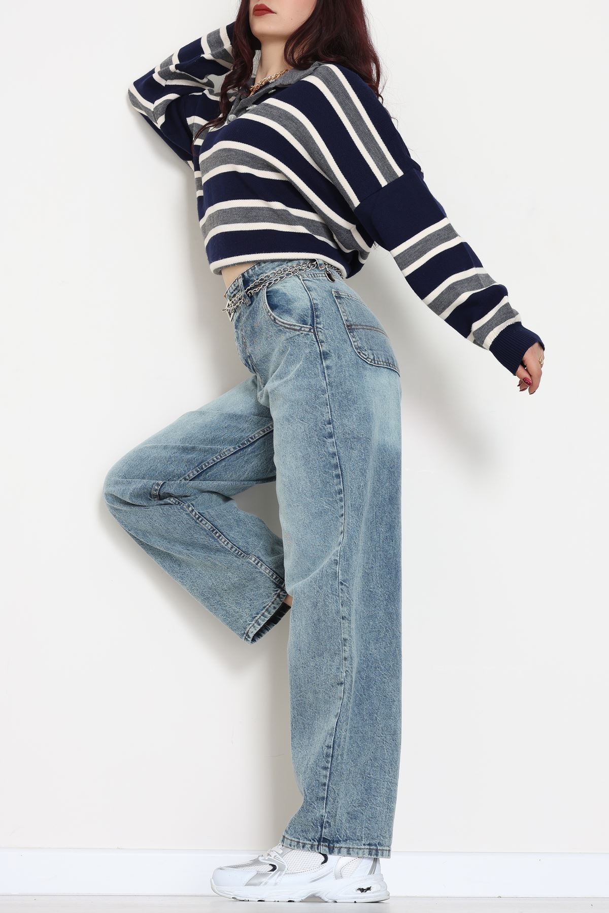 Baggy Kot Pantolon Buzmavi - 31586.1566.