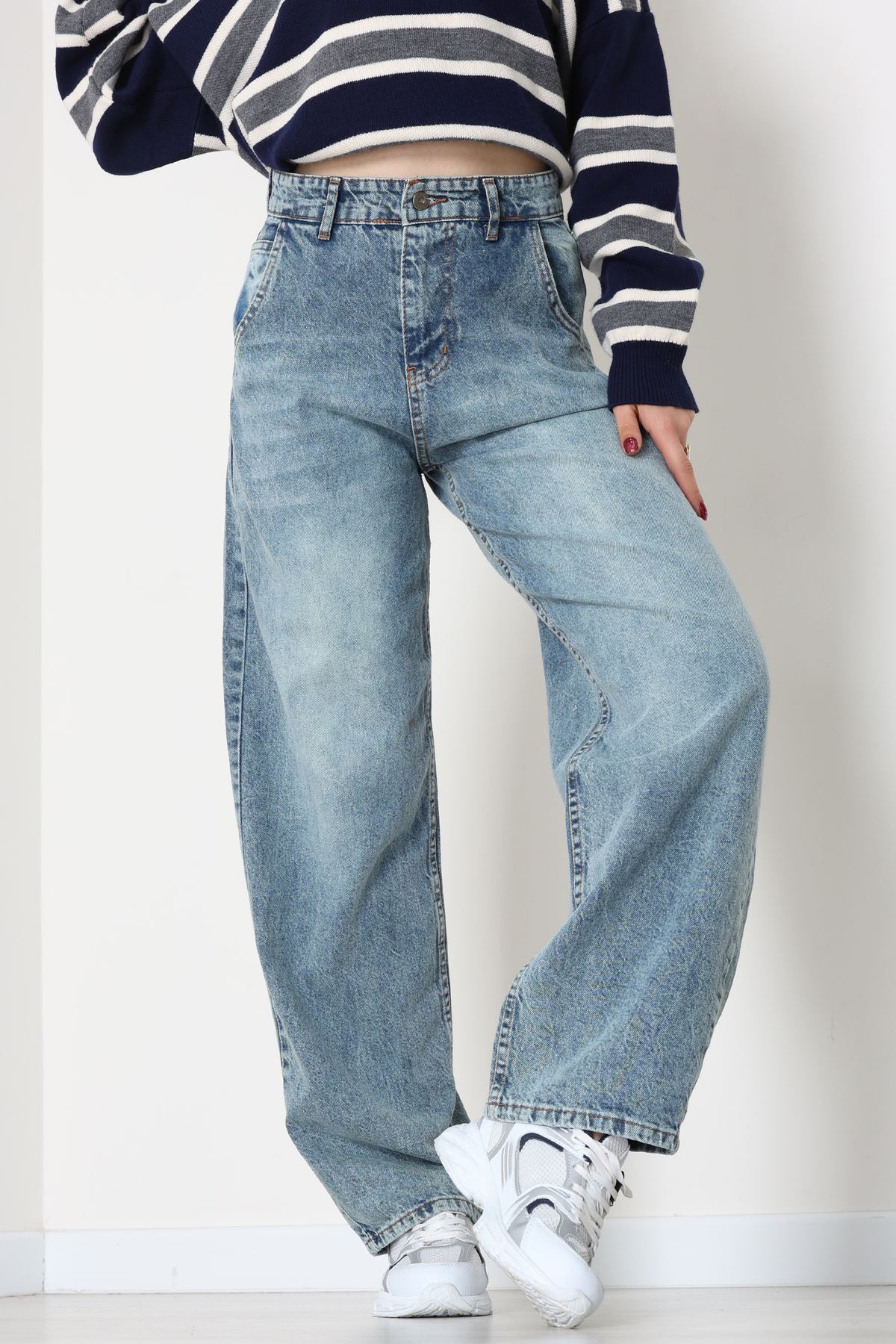 Baggy Kot Pantolon Buzmavi - 31586.1566.