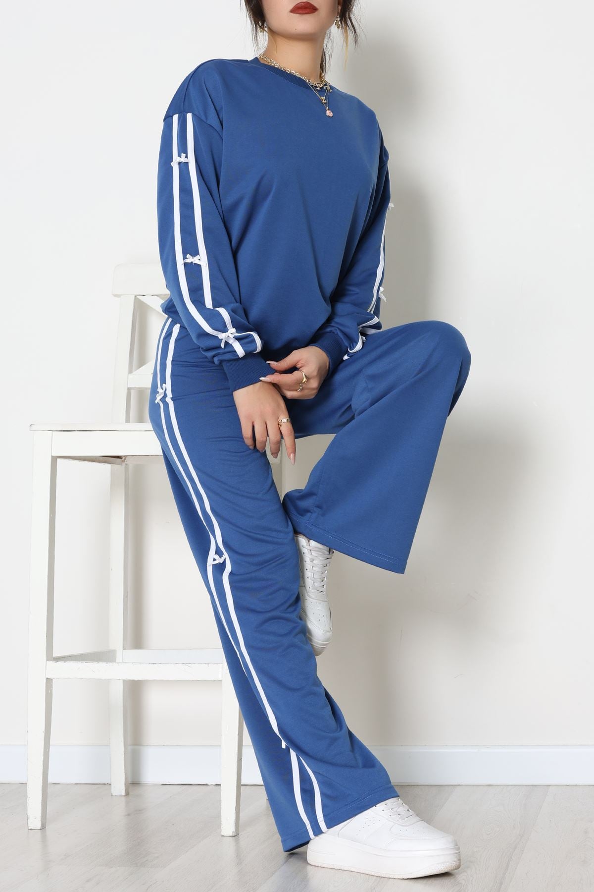 2 İplik Eşofman Takımı İndigo - 50788.1857.