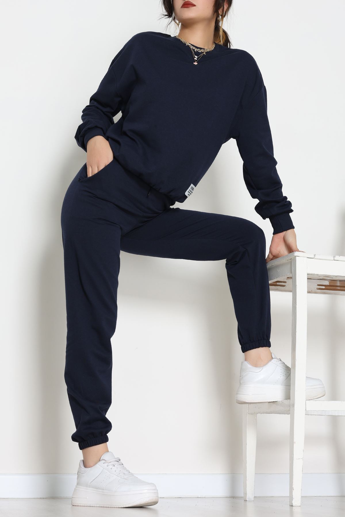 Armalı Eşofman Takımı Lacivert - 20087.1857.