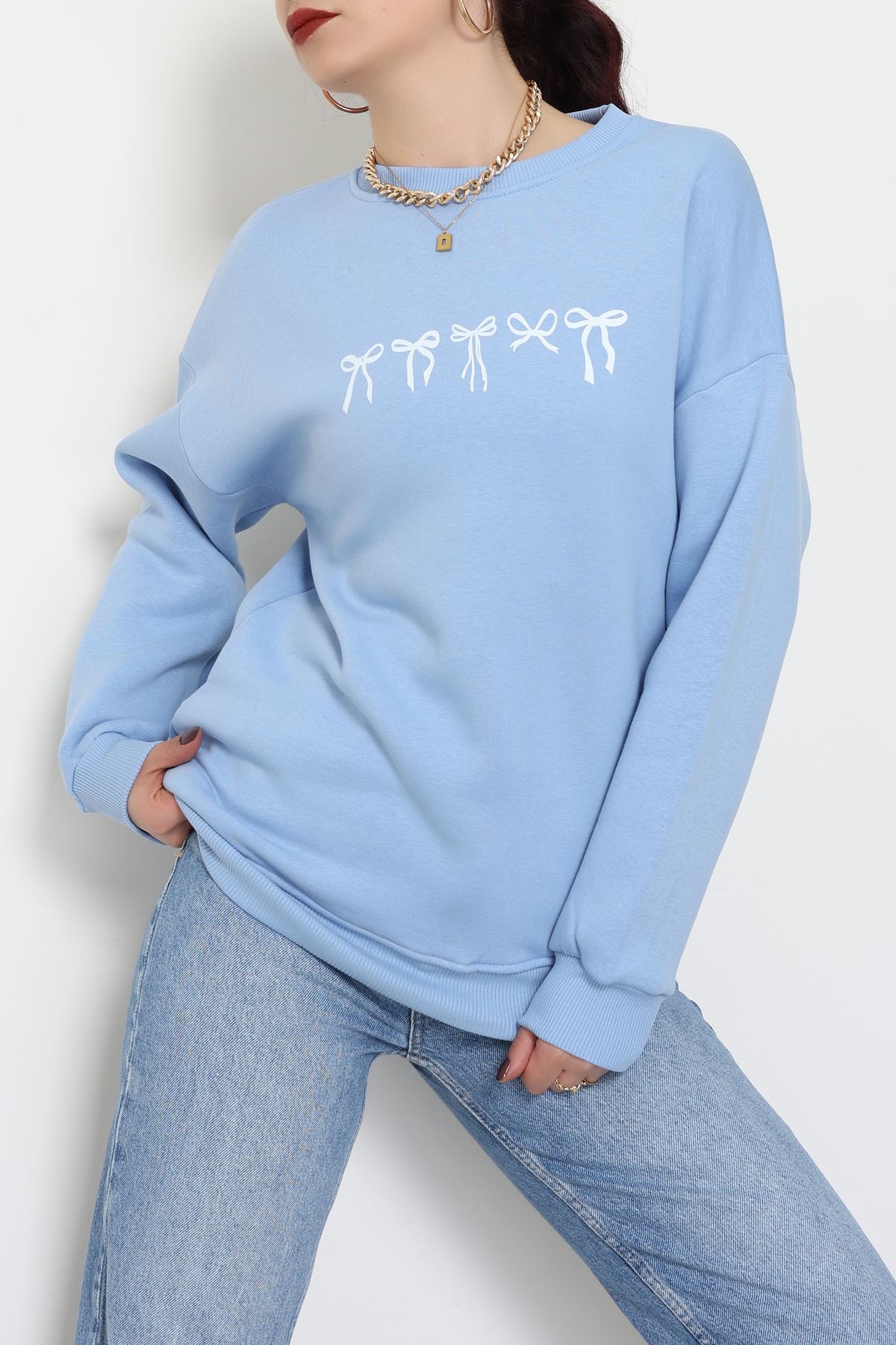 3 İplik Baskılı Sweat Bebemaviekru - 42243.1878.