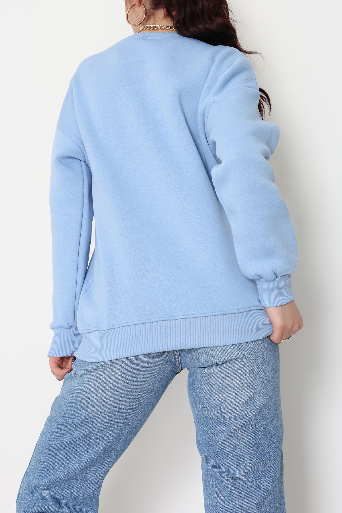 3 İplik Baskılı Sweat Bebemaviekru - 42243.1878.