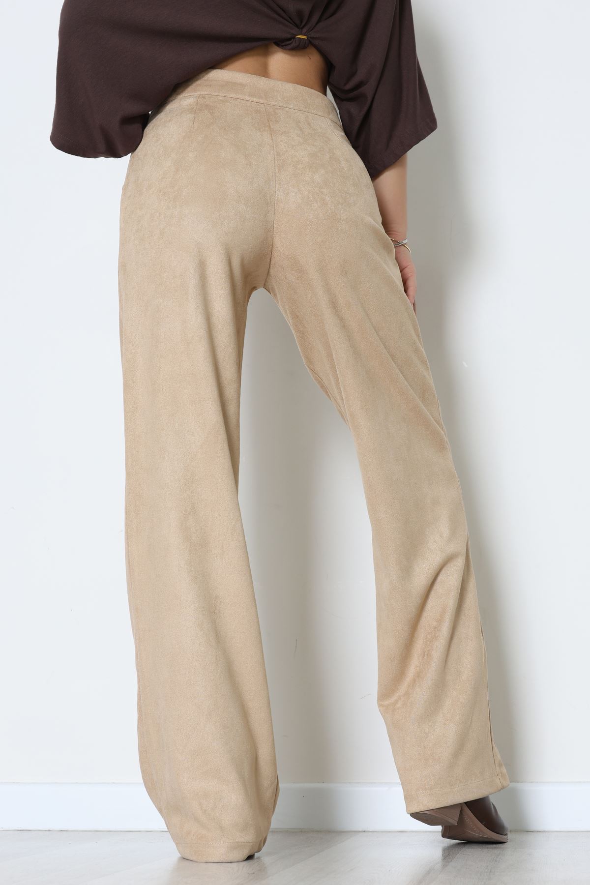 Süet Pantolon Bej - 1808.2126.