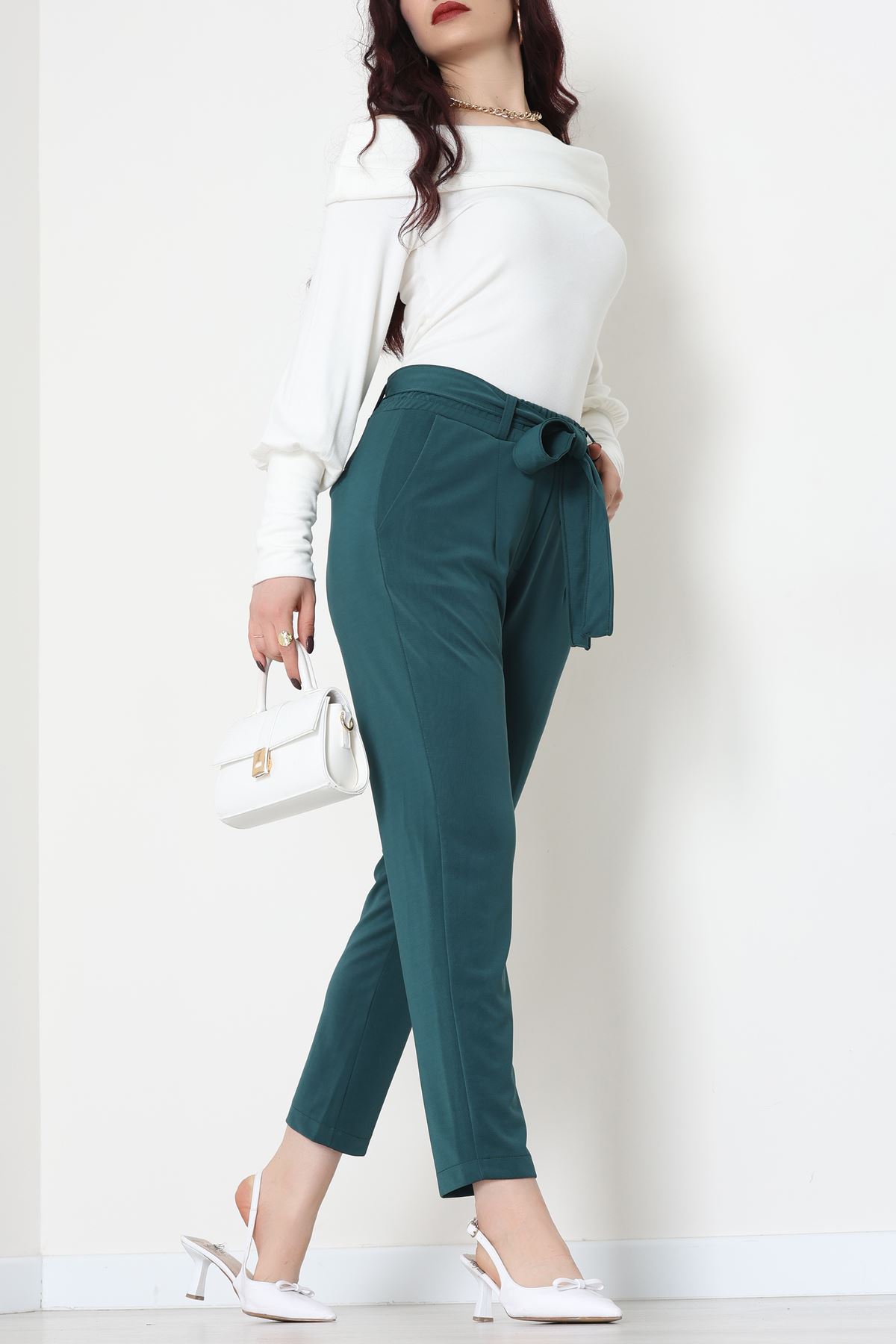 Ottoman Kuşaklı Pantolon Nefti - 1824.2126.