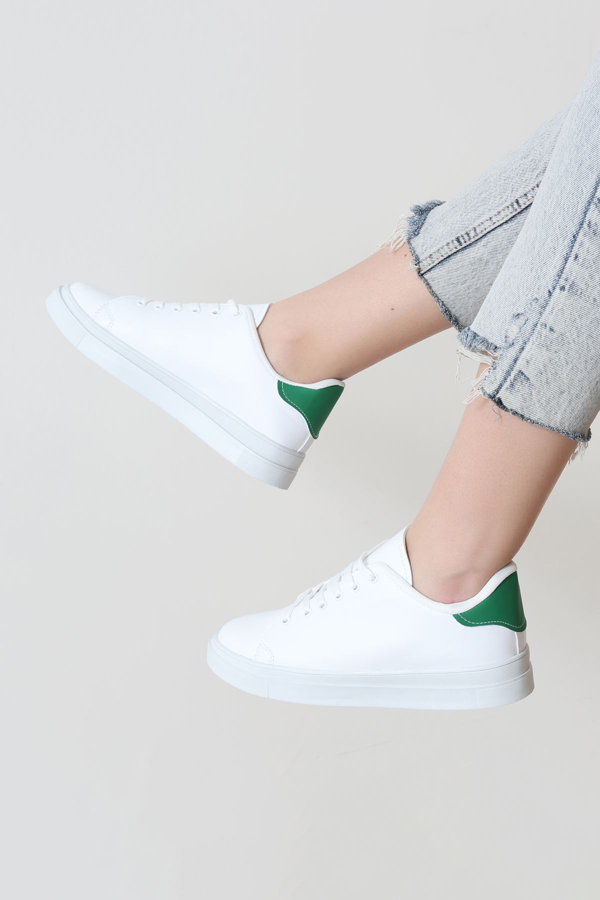 Kalın Tbn Günlük Ayakkabı Beyazyeşil - 8585.264.