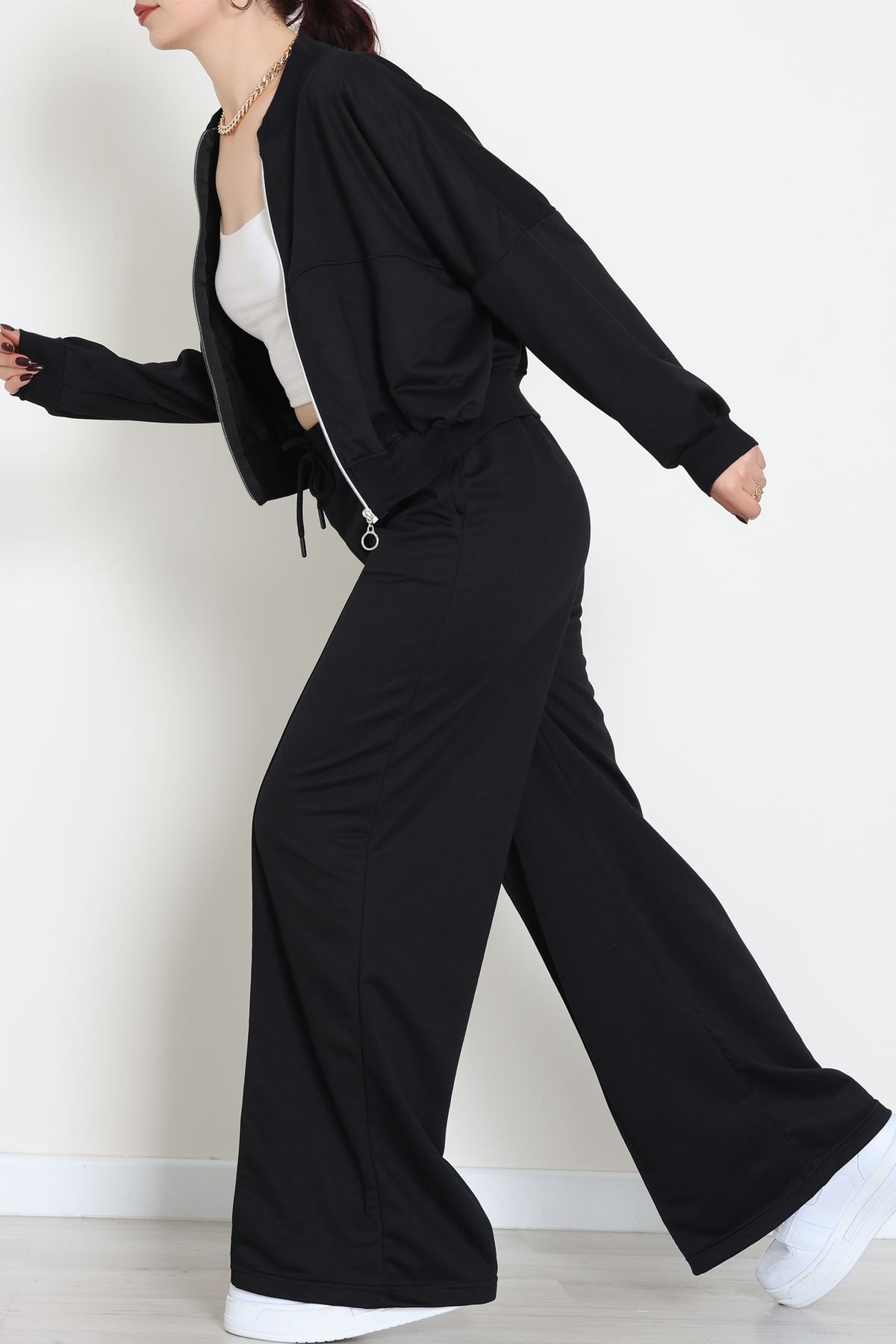 2 İplik Eşofman Takımı Siyah - 55022.1857.