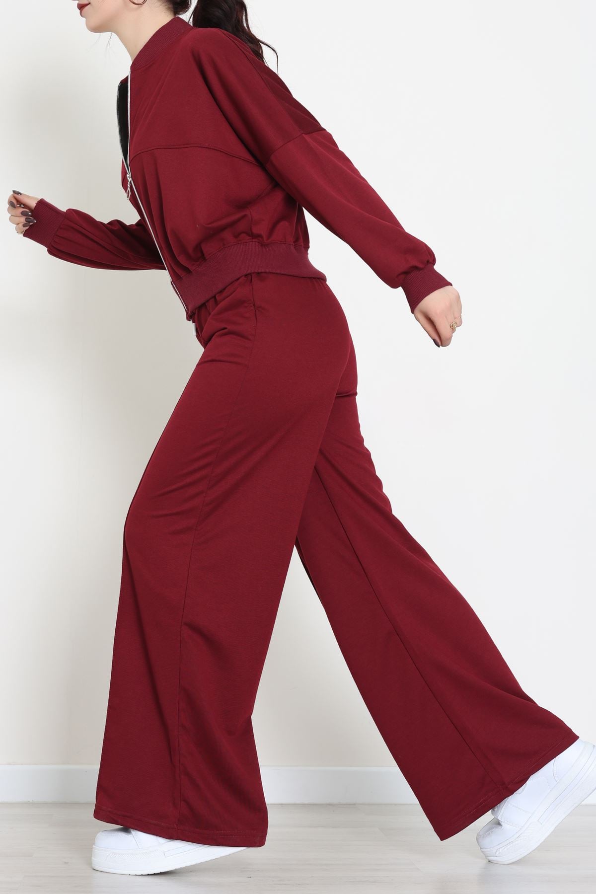 2 İplik Eşofman Takımı Bordo - 55022.1857.