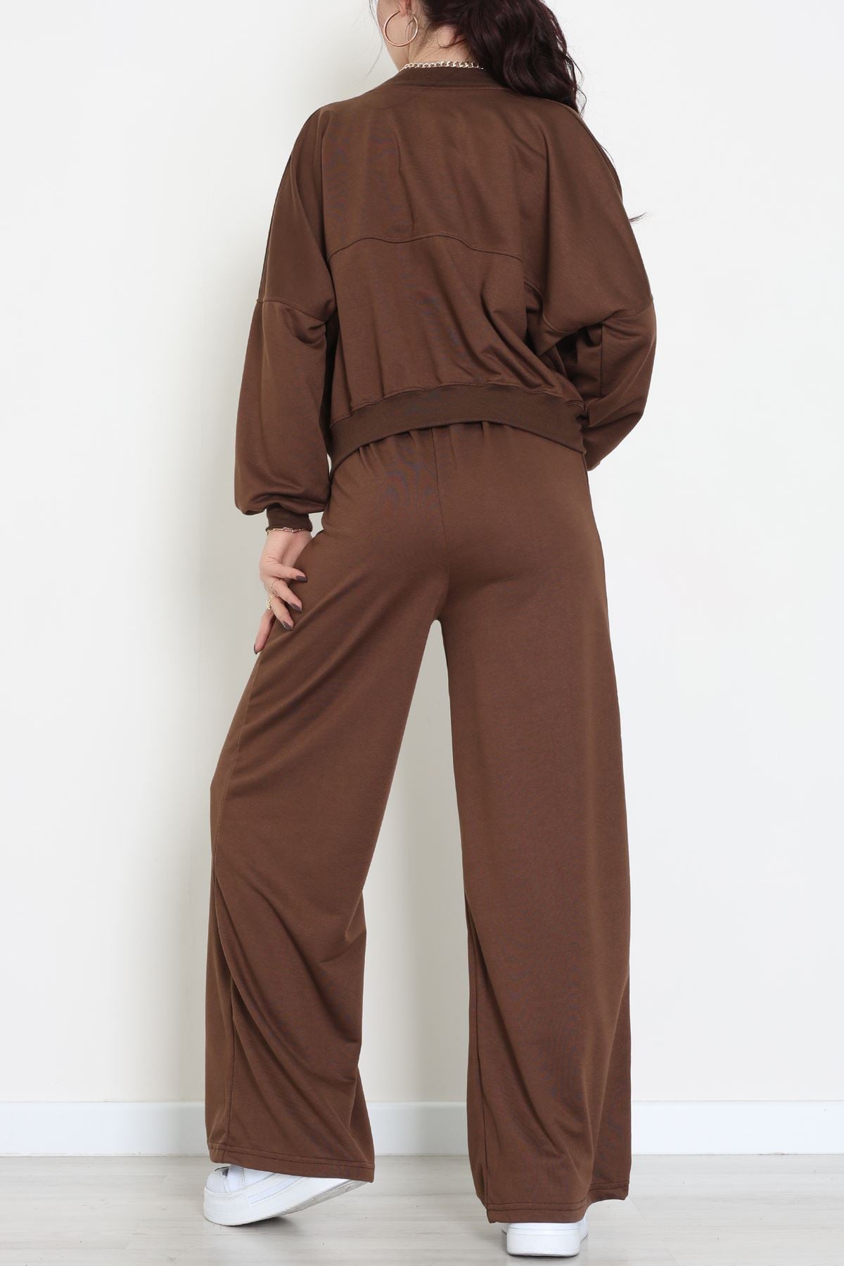 2 İplik Eşofman Takımı Acıkahve - 55022.1857.