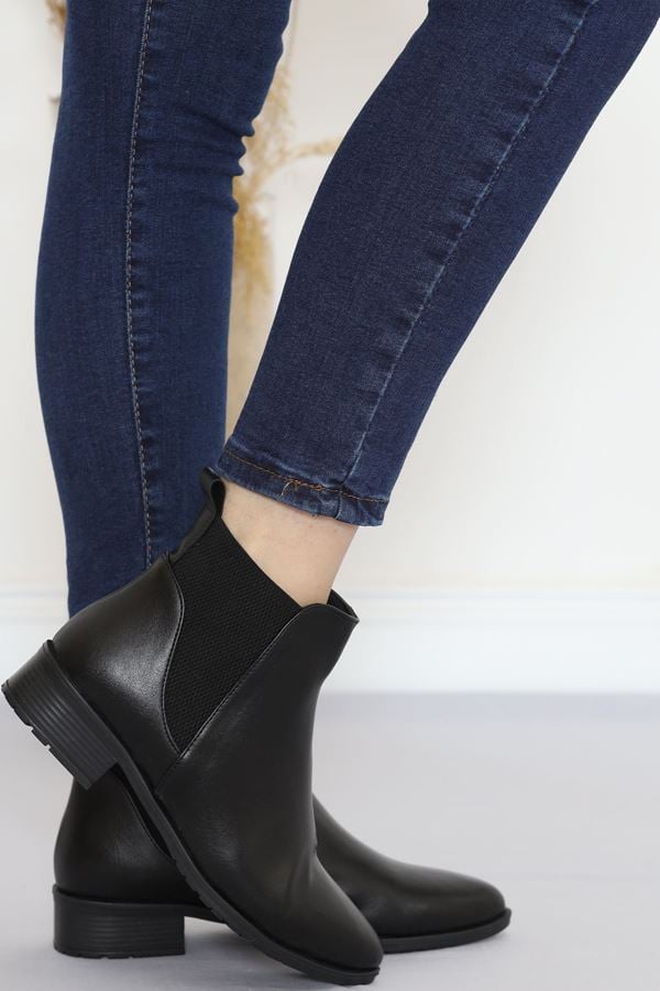 Bilek Bot Yanı Lastikli Bot Siyahderi - 17436.264.