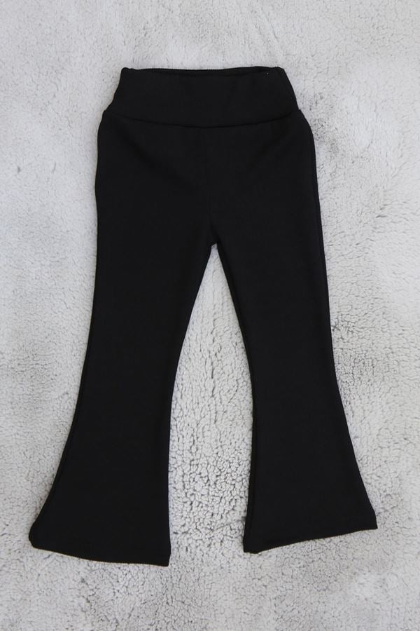 6-10 Yaş Fitilli İspanyol Tayt Siyah - 30403.904.