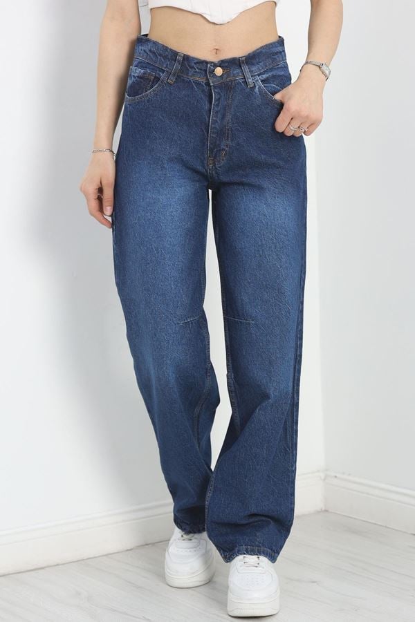 Pileli Baggy Kot Pantolon Koyumavi - 40061.925.