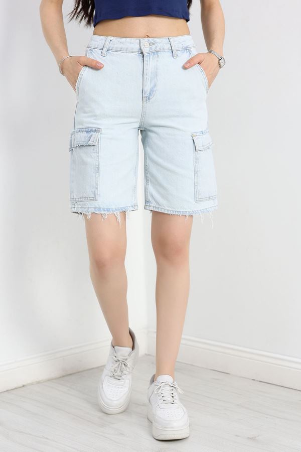 Kot Şort Açıkmavi - 30838.1966.