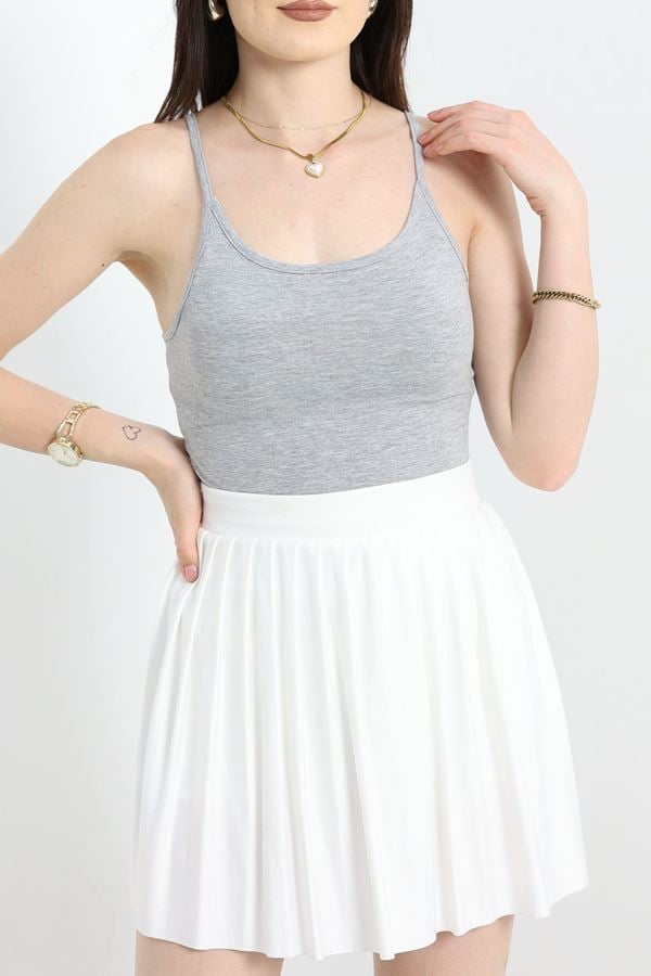 İp Askılı Çıtçıtlı Atlet Gri - 20427.200.