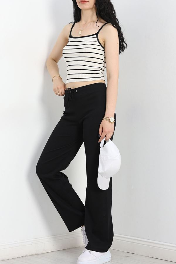 Çizgili Kaşkorse Takım Ekrusiyah - 41510.1748.