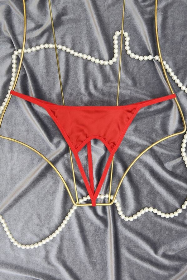 Özel Bölgesi Açık Tanga Kırmızı - 1159.1364.