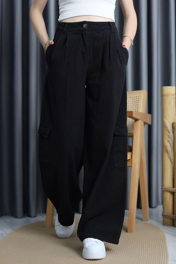 My Fashion Kargo Cepli Pantolon Siyah - 25416.1994.