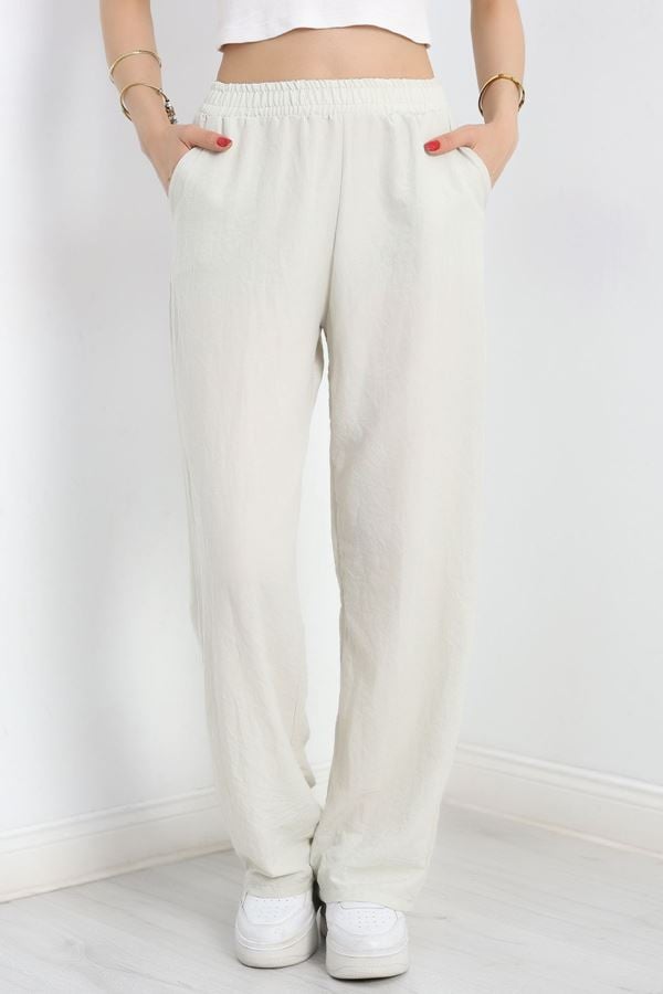 Cepli Bol Paça Pantolon Taş - 70243.1247.
