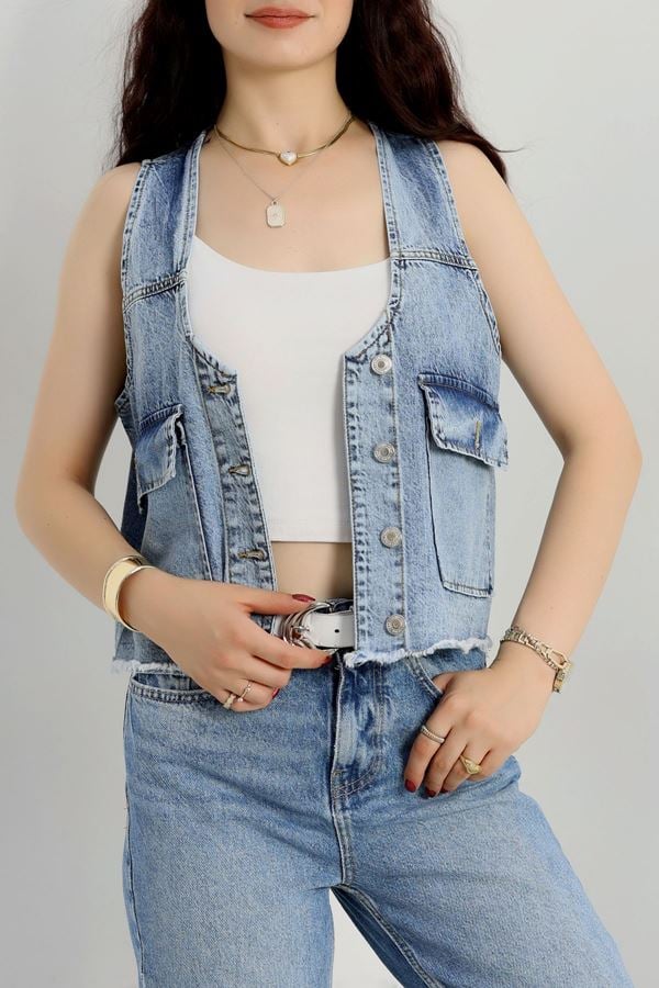 Kot Yelek Açıkmavi - 31178.1831.