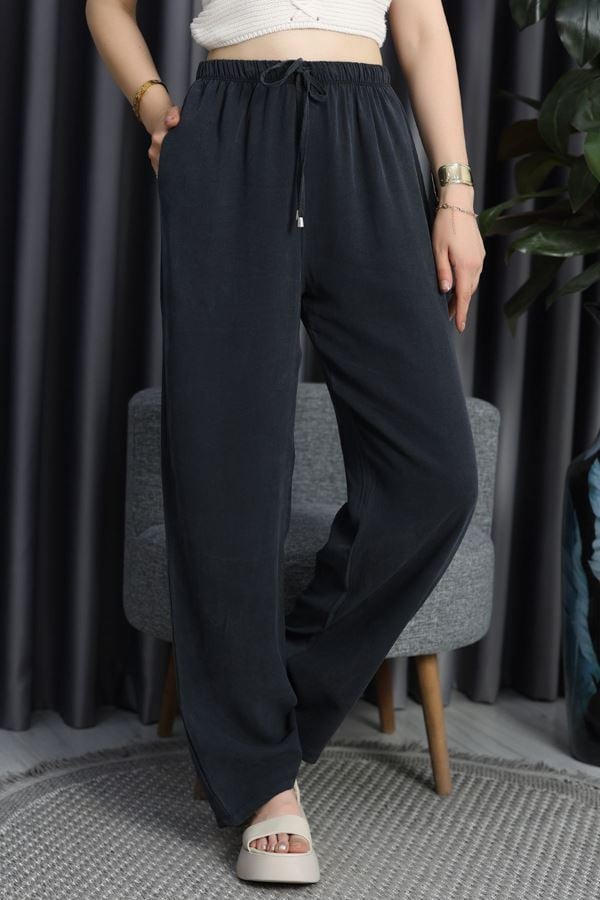 Yıkama Efektli Tensel Kumaş Füme - 90067.1758.