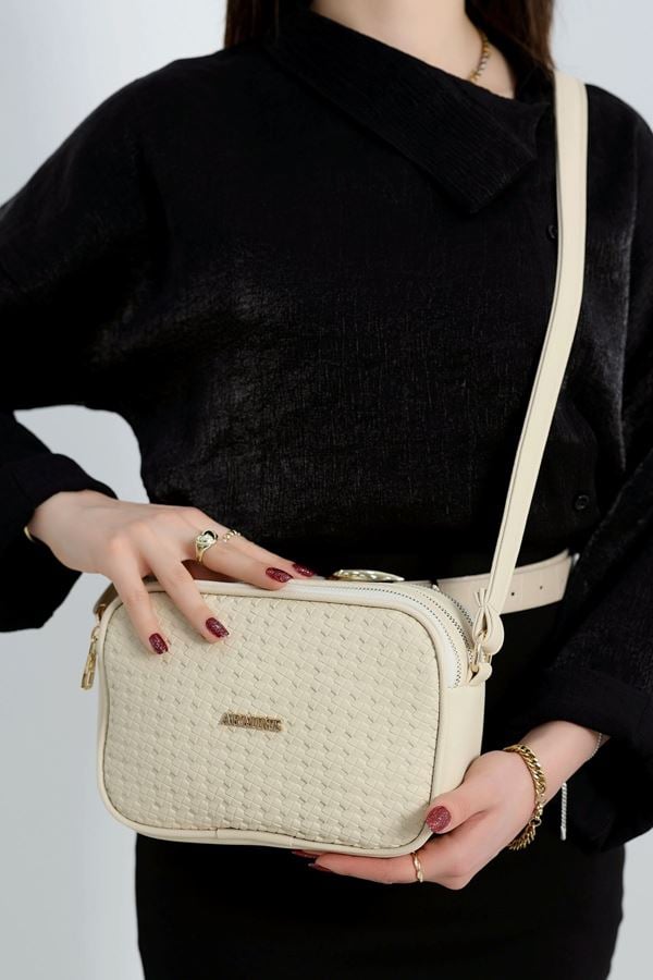 Original Armine Kol Çantası Kremörgü - 357.1853.