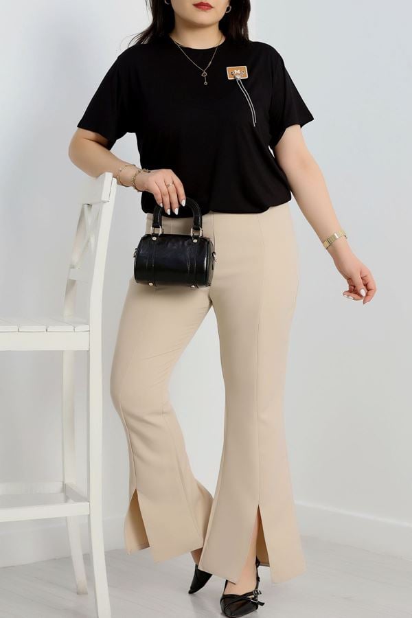 Armalı Detaylı Bluz Siyah - 51160.1969.